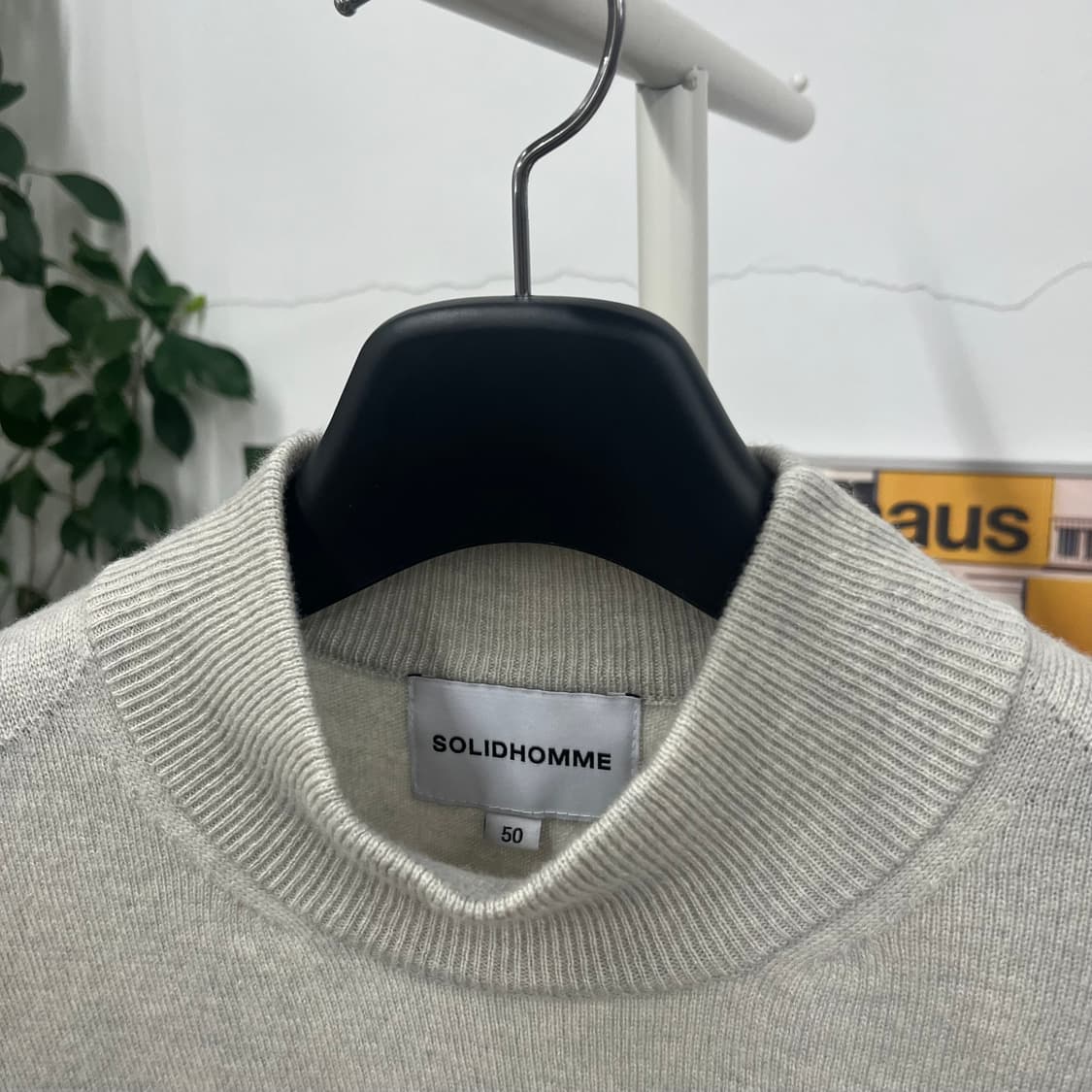 솔리드옴므 캐시미어100% 터틀넥 50 상품이미지3