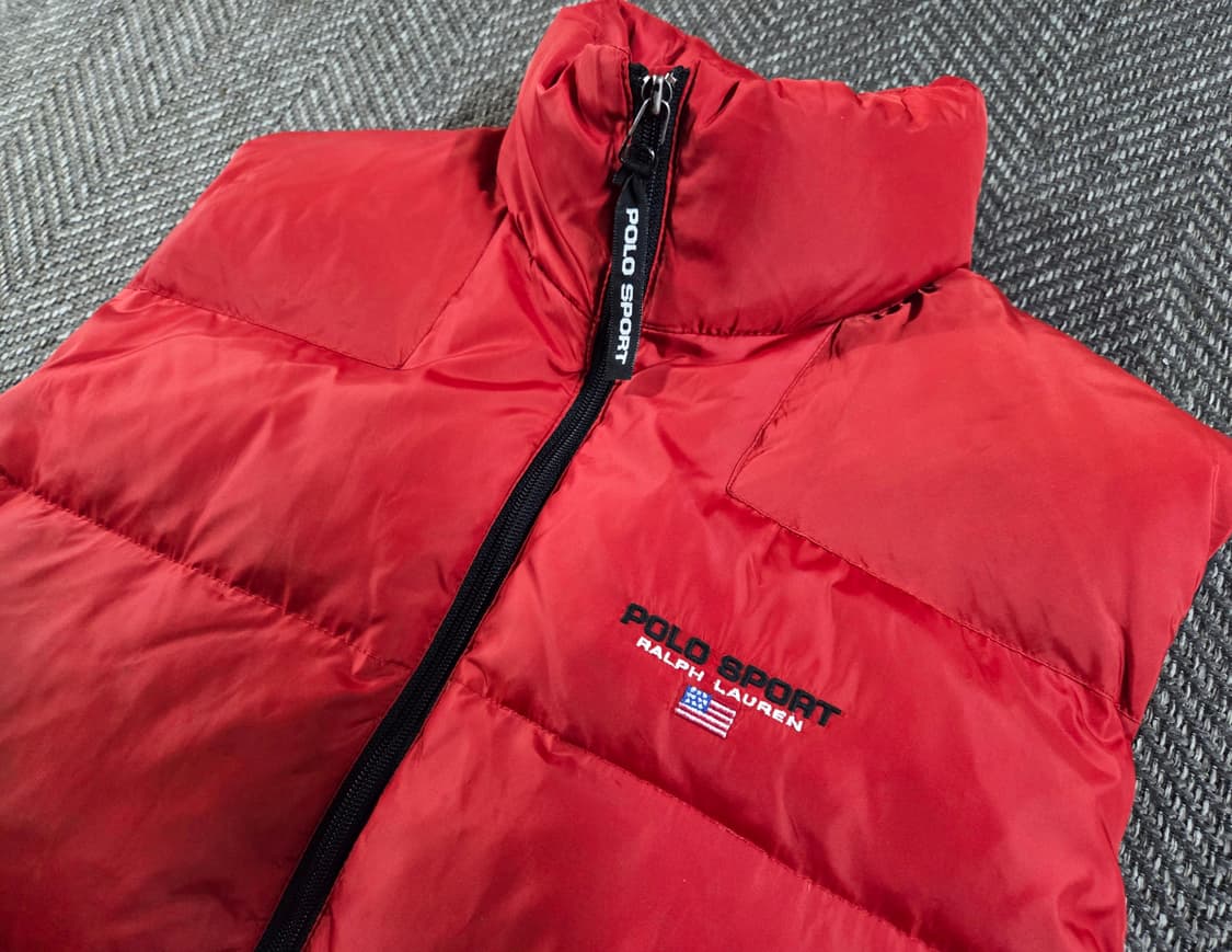 폴로 스포츠 랄프로렌 90s 패딩 베스트 상품이미지4
