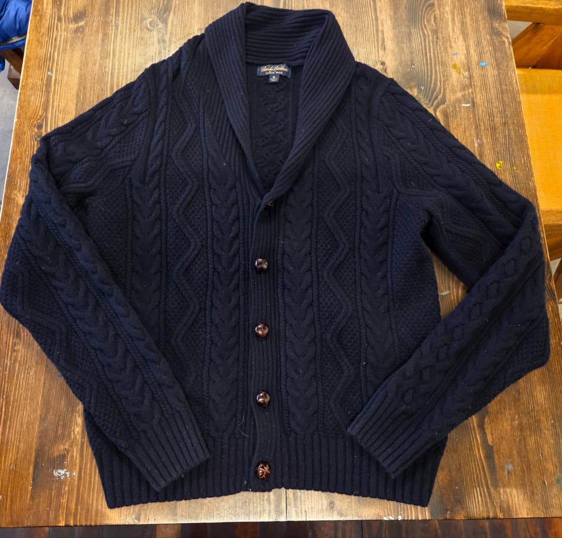 브룩스 브라더스 숄칼라가디건 상품이미지7