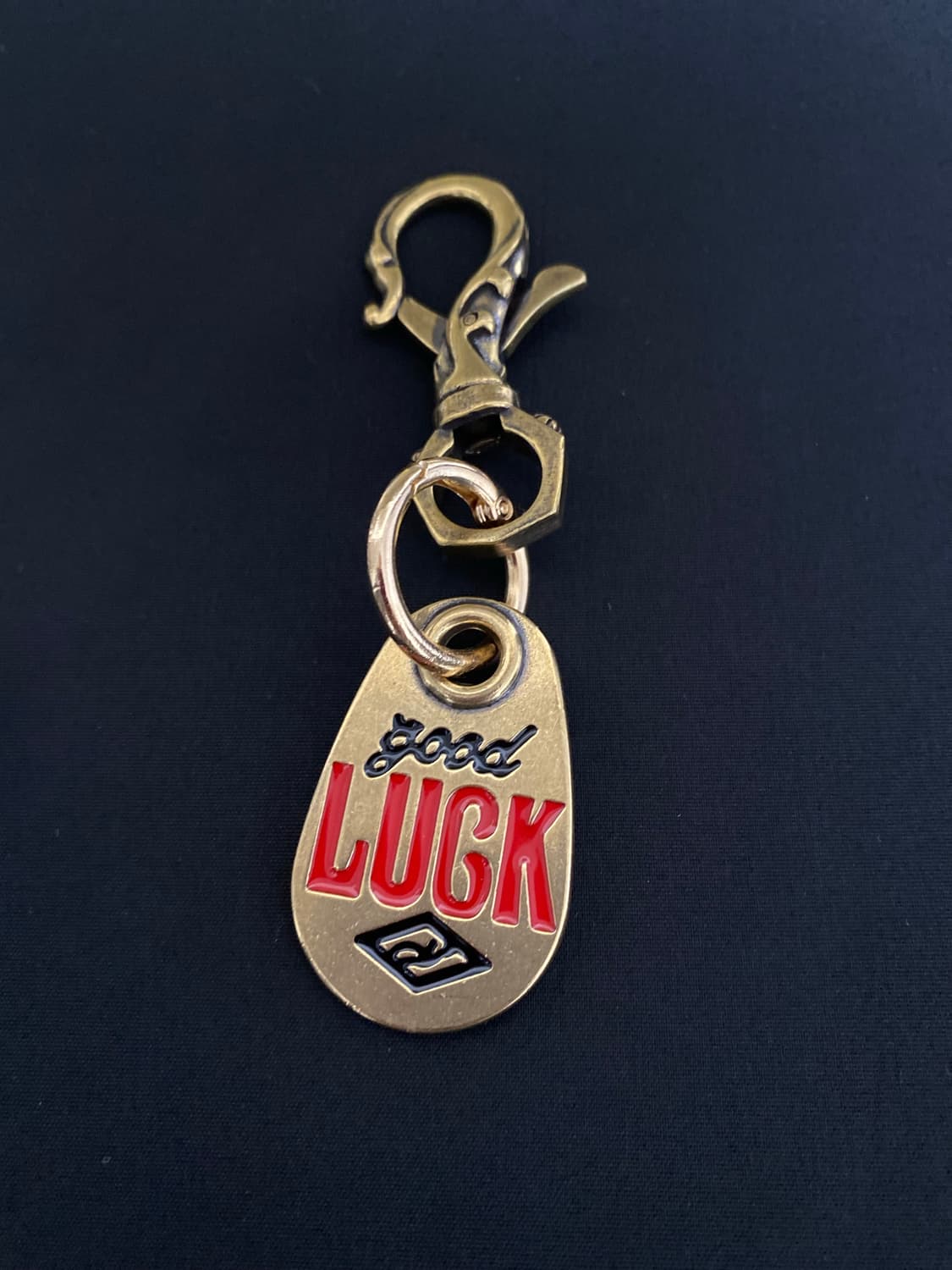 LUCK 빈티지 황동 키링 상품이미지3