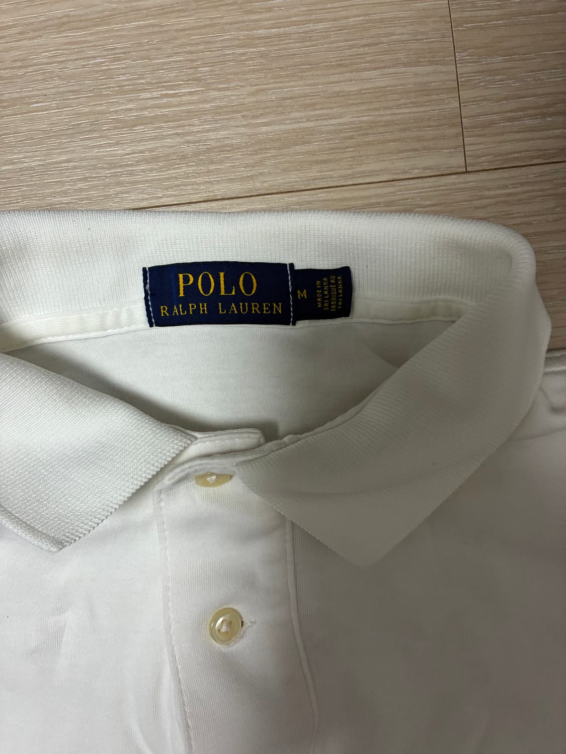 폴로 카라티 흰색 상품이미지2