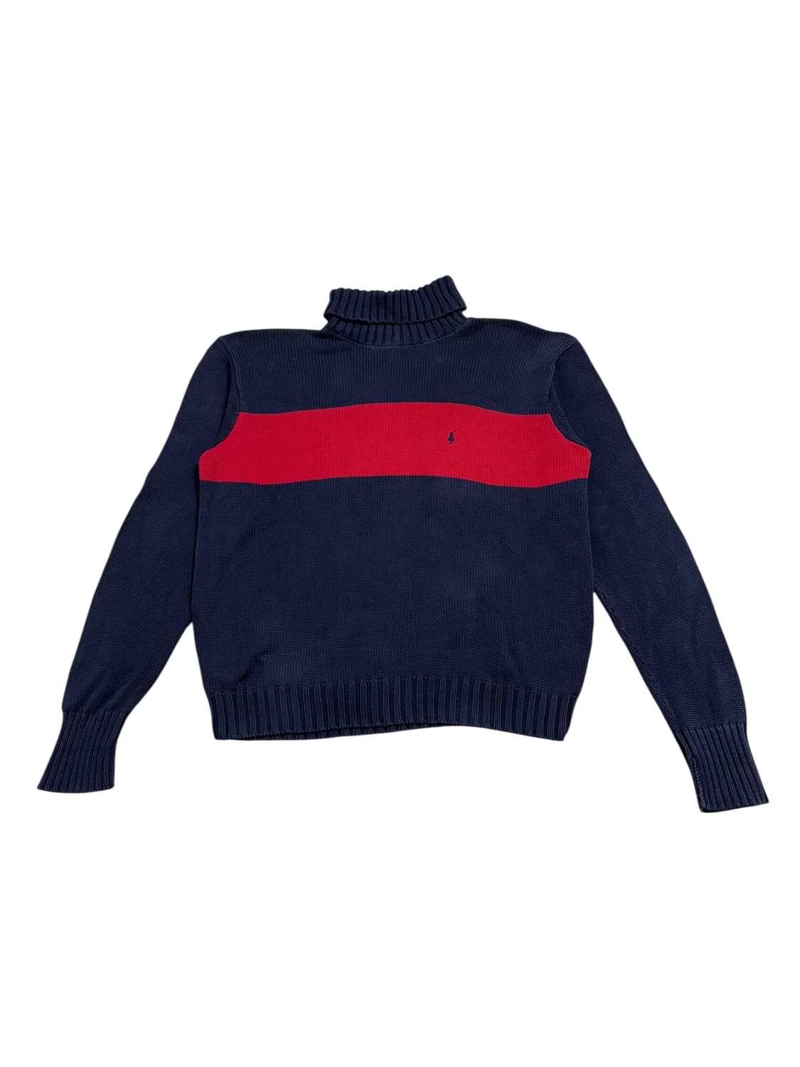폴로 랄프로렌 터틀넥 니트 네이비 상품이미지2