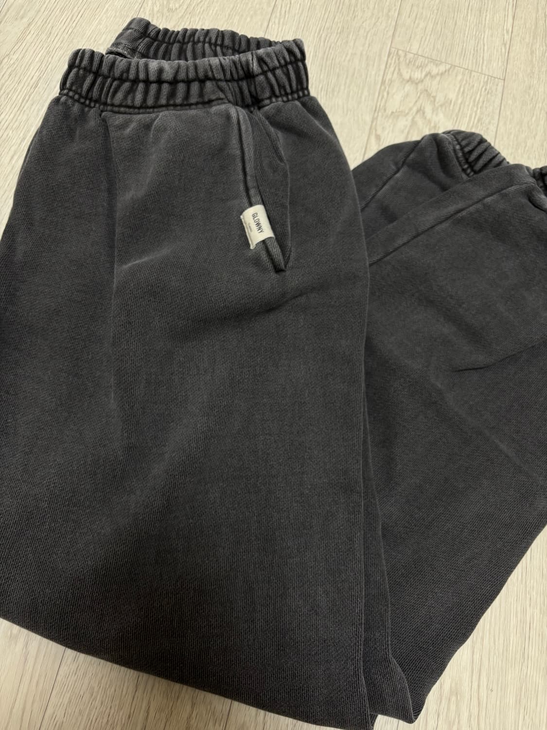 글로니 G CLASSIC WASHED 조거팬츠 (차콜) 상품이미지4