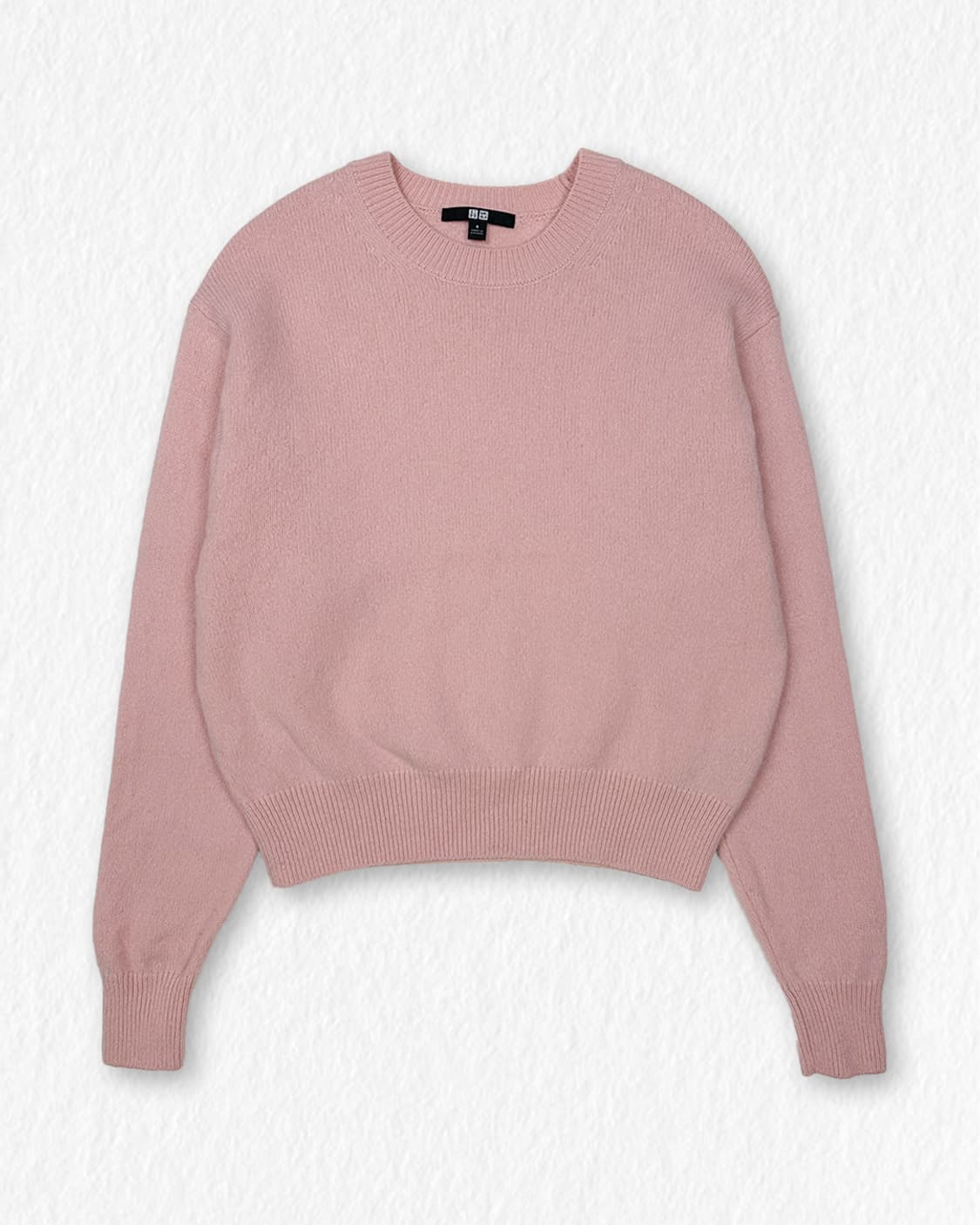 유니클로 울100 니트 핑크 상품이미지1