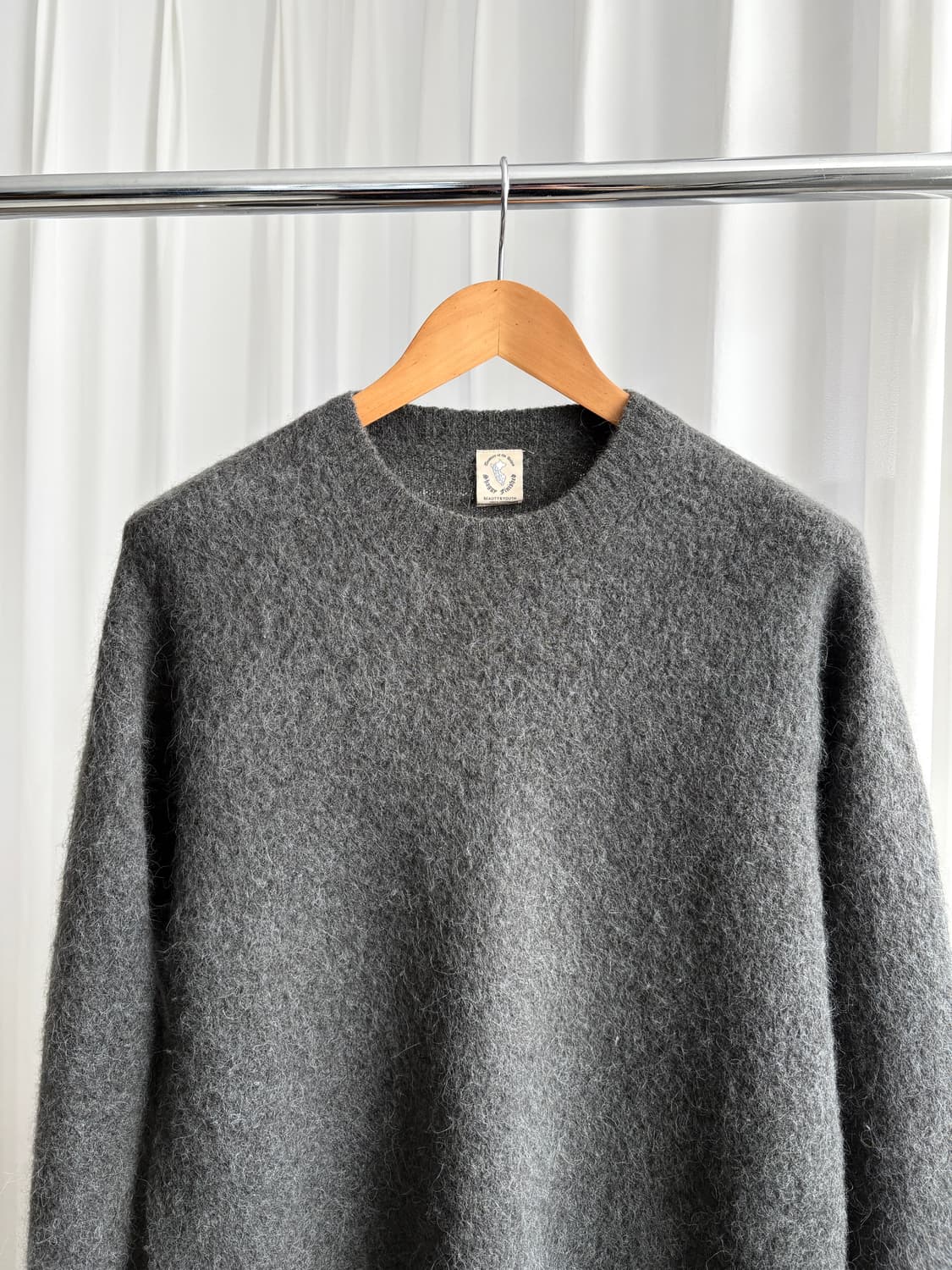 뷰티 앤 유스 알파카 혼방 니트 상품이미지2