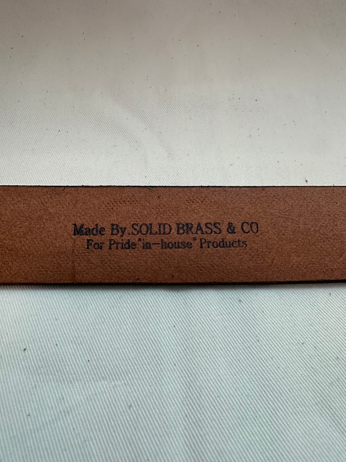 솔리드브라스앤코 벨트 블랙 Solidbrass 상품이미지5