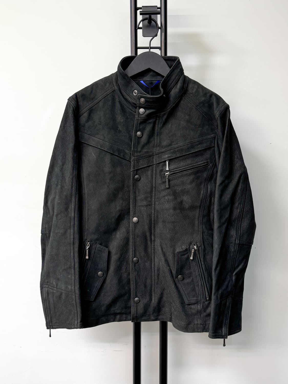 미셸 클랑 카프 스킨 레더 자켓 상품이미지1