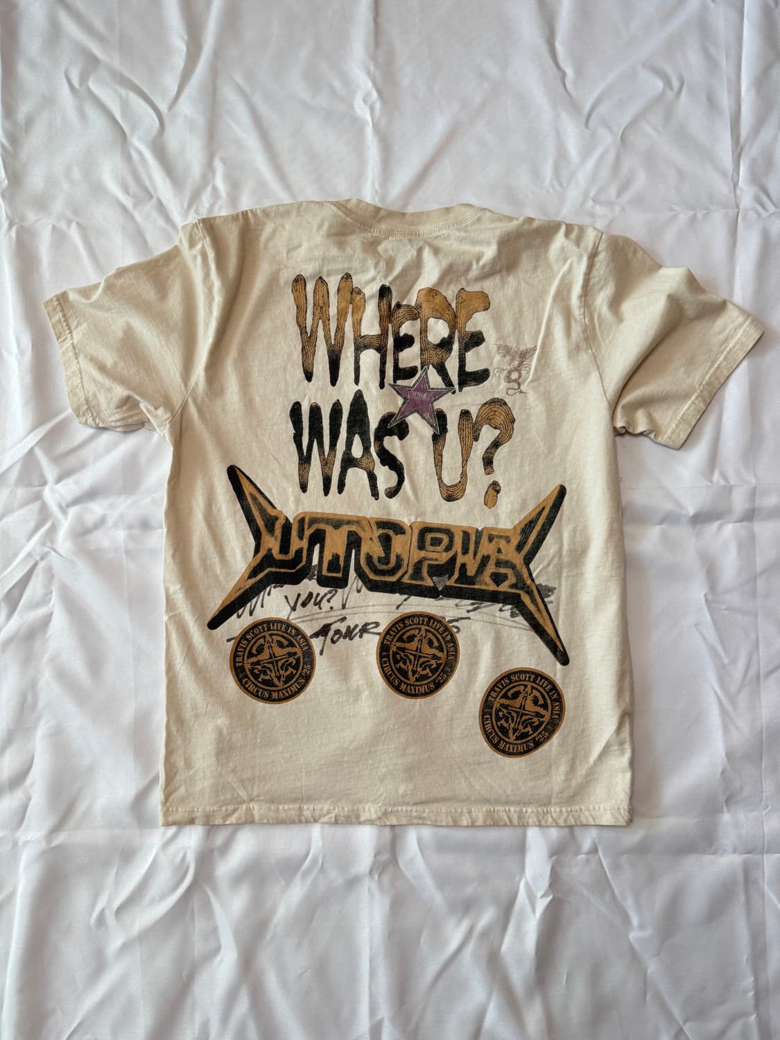 트래비스 스캇 내한 md 하이에나 티셔츠 xl 상품이미지2