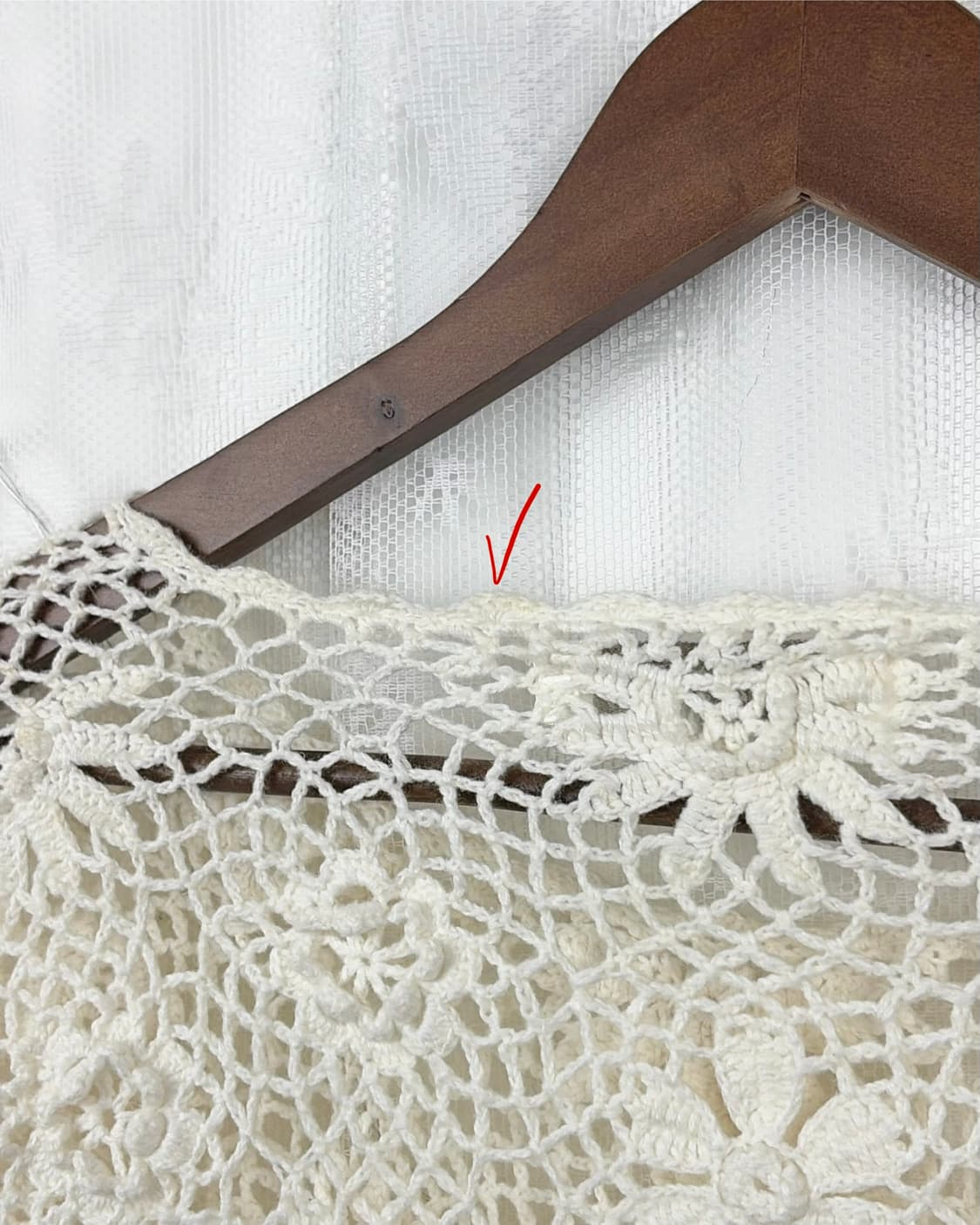 JPN ivory crochet top 상품이미지7