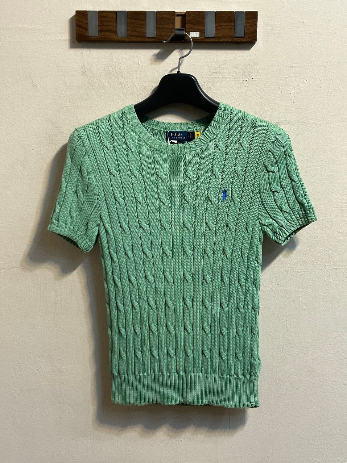 폴로 랄프로렌 코튼 케이블 반팔 니트 상품이미지1