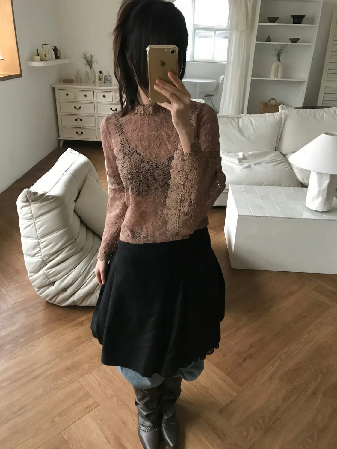 vintage lace top 상품이미지2