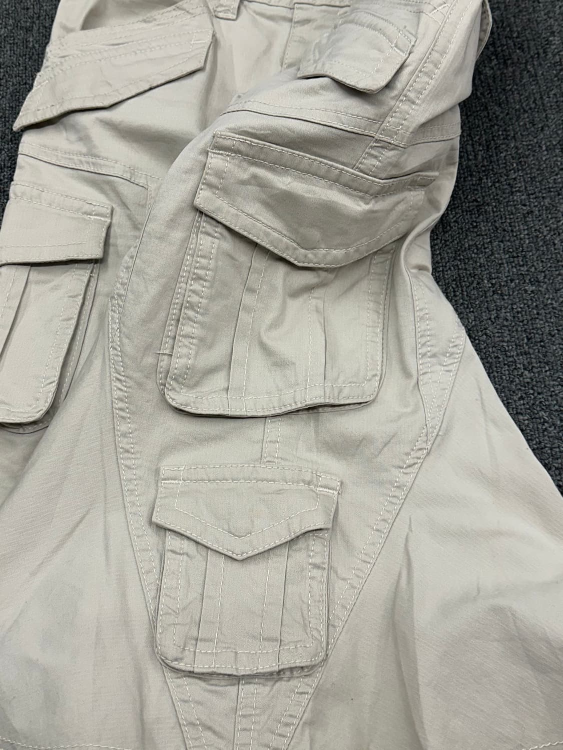 OS)Japanese vintage 베이지 카고 스커트 상품이미지2