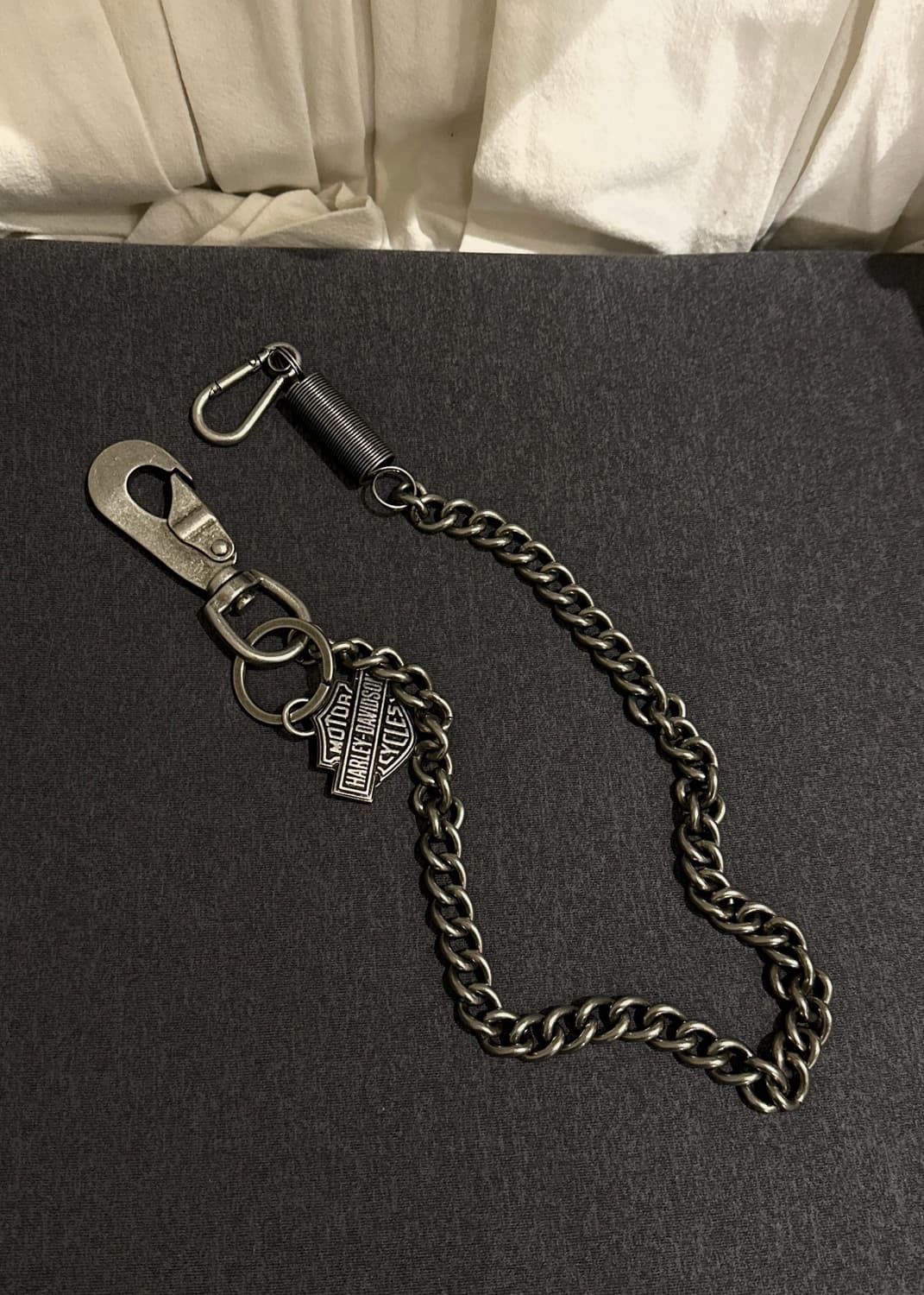 할리데이비슨 건메탈 월렛체인 상품이미지1