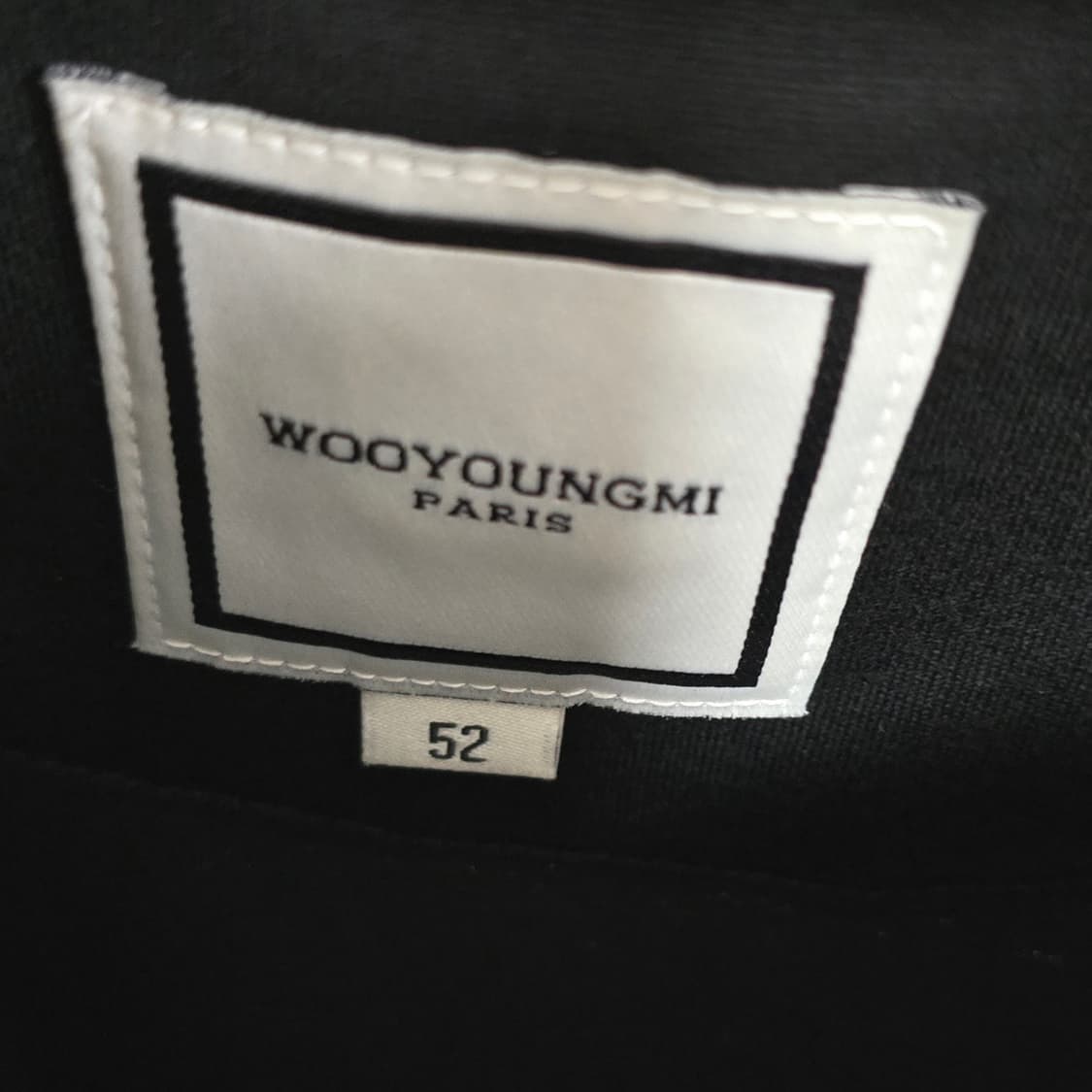 25fw 우영미 백로고 반팔 티셔츠 52사이즈 110 판매 상품이미지3