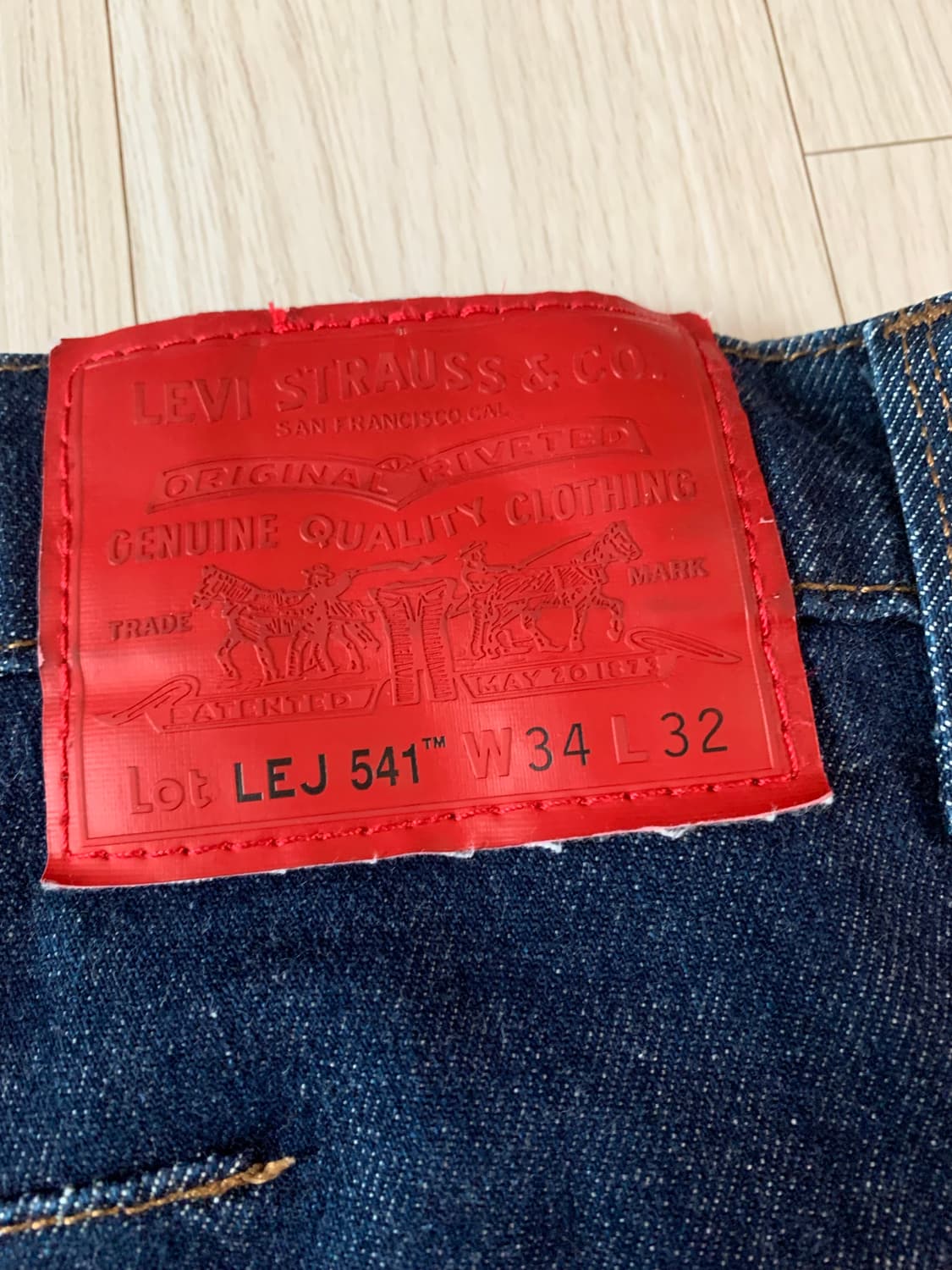 리바이스 LEJ 541 엔지니어드진 34 상품이미지6