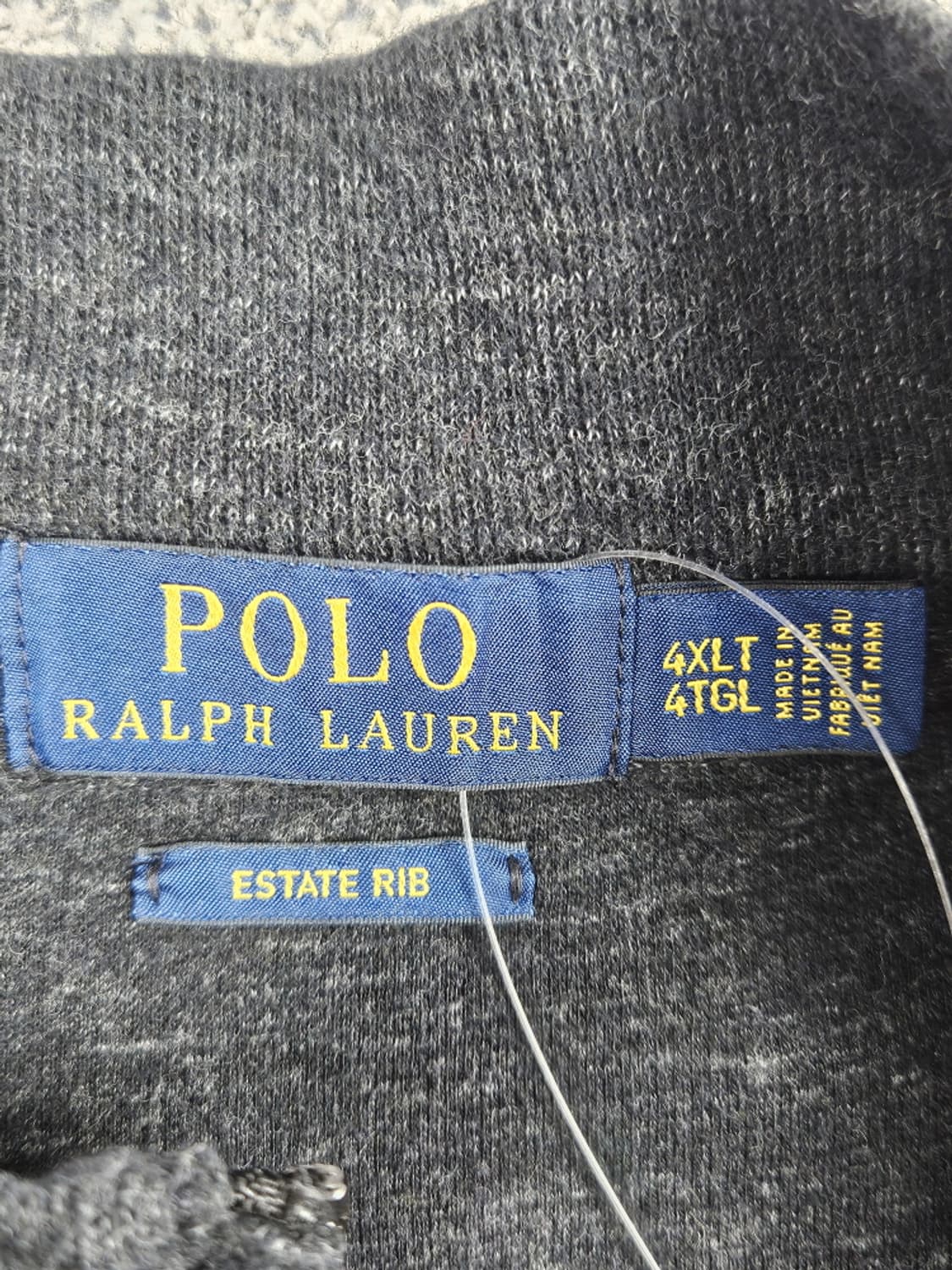 폴로랄프로렌 커팅커스텀 코튼 하프 니트집업 베스트 (4XL)/ 10508 상품이미지8