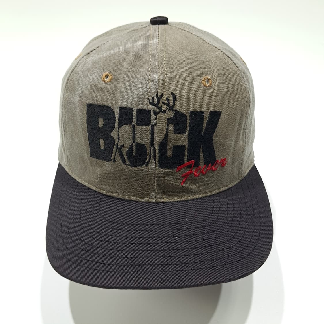 미국판 벅 피버 사슴 자수 투톤 캔버스 스냅백 볼캡 P2039 상품이미지3