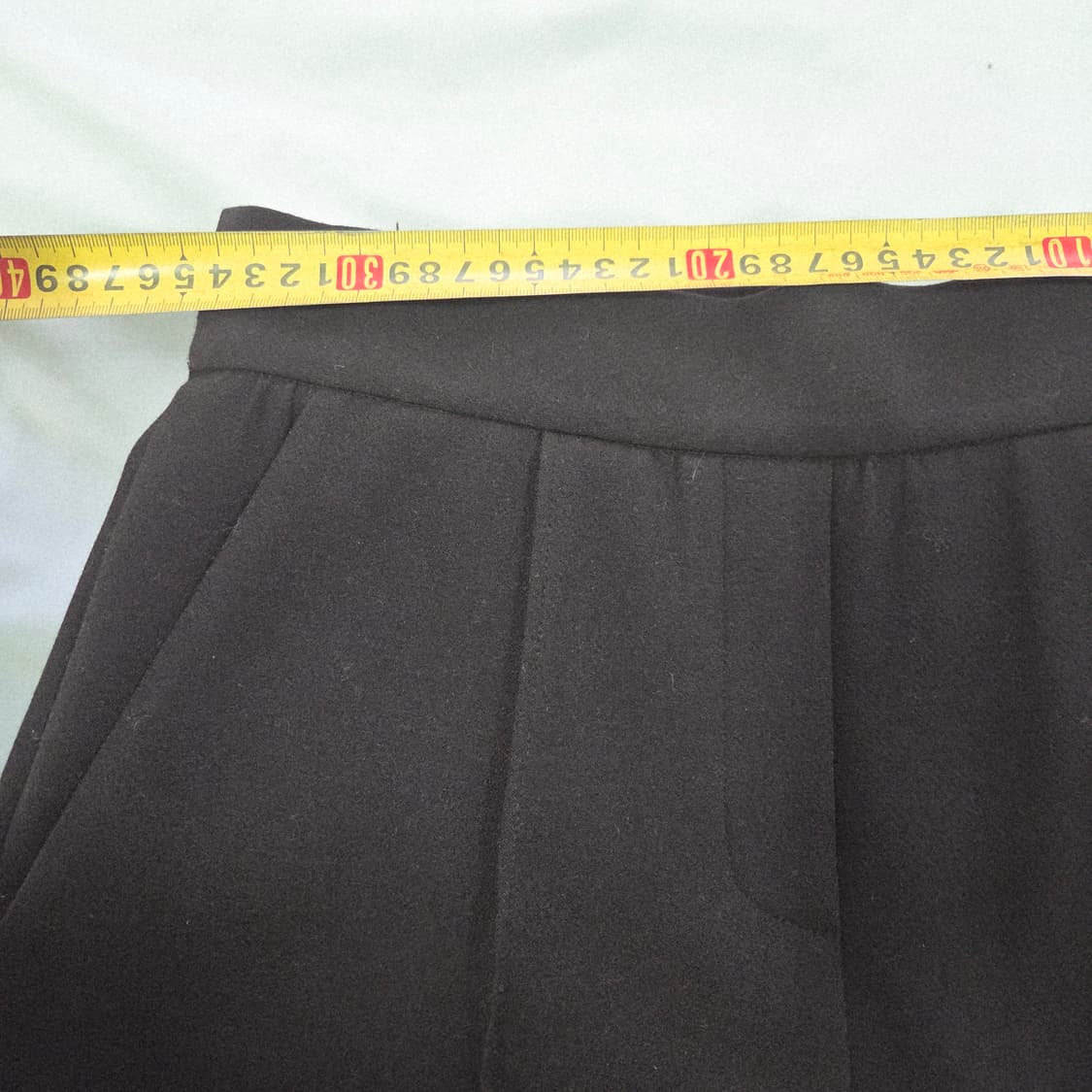 오즈세컨 한섬 백밴딩 자수 포켓 팬츠 블랙 봄.가을 64사이즈 상품이미지7