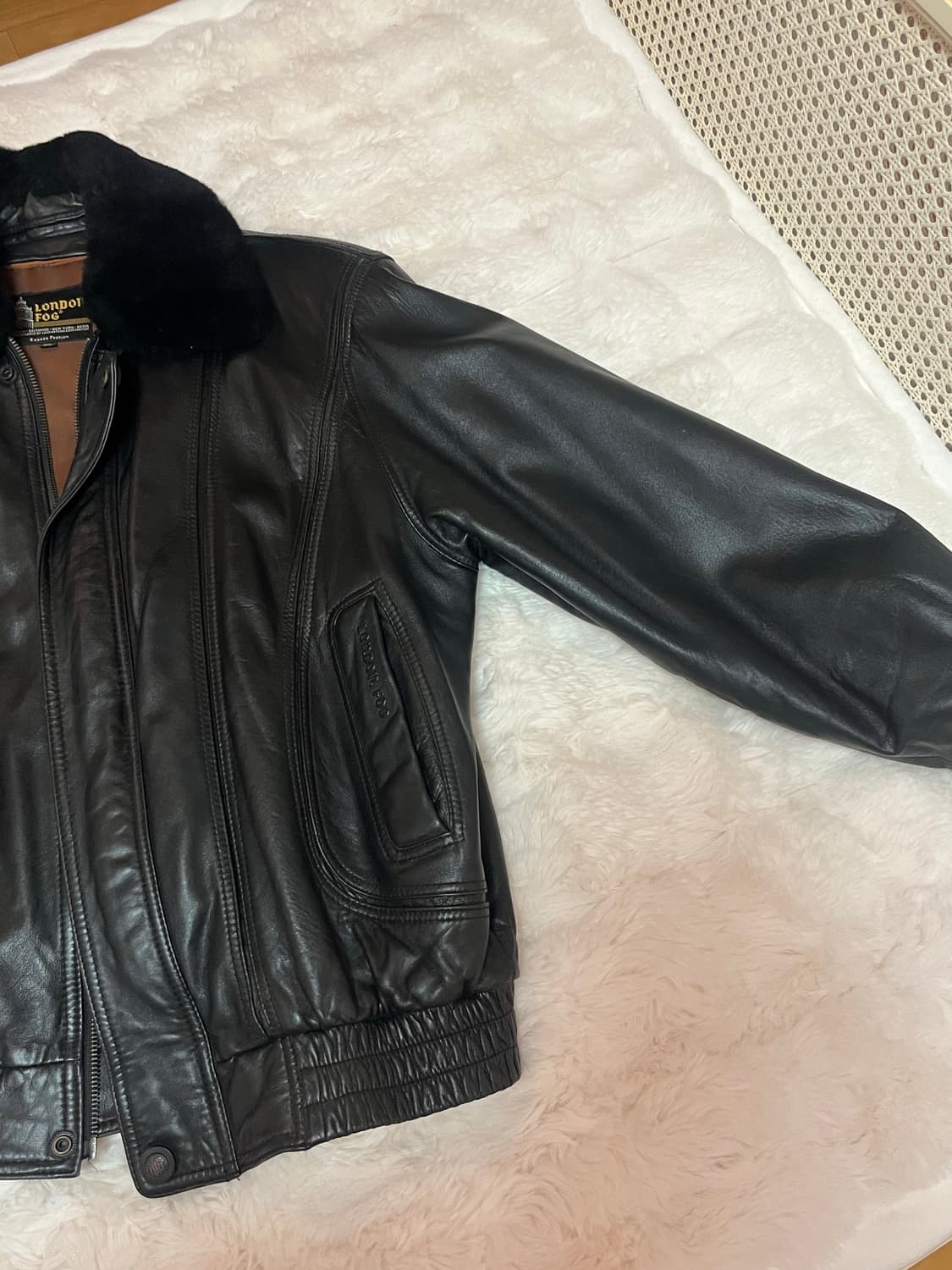 런던포그 레더 자켓 상품이미지4