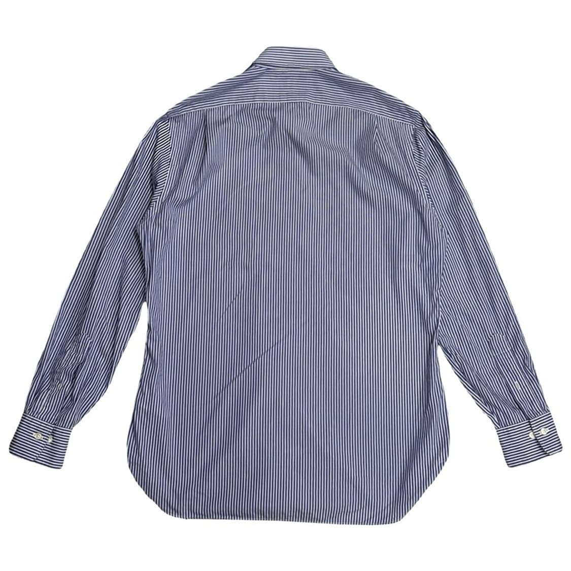 POLO 블루 스트라이프 와이드카라 드레스 셔츠 16 34/35 상품이미지8