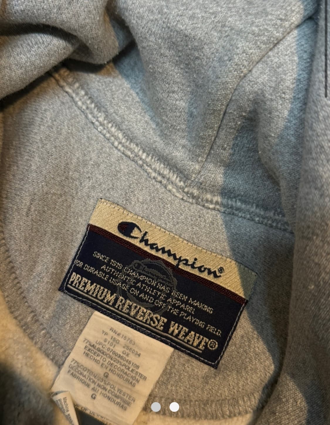 챔피온 / 90s 리버스위브 후드스웻 / L 상품이미지5