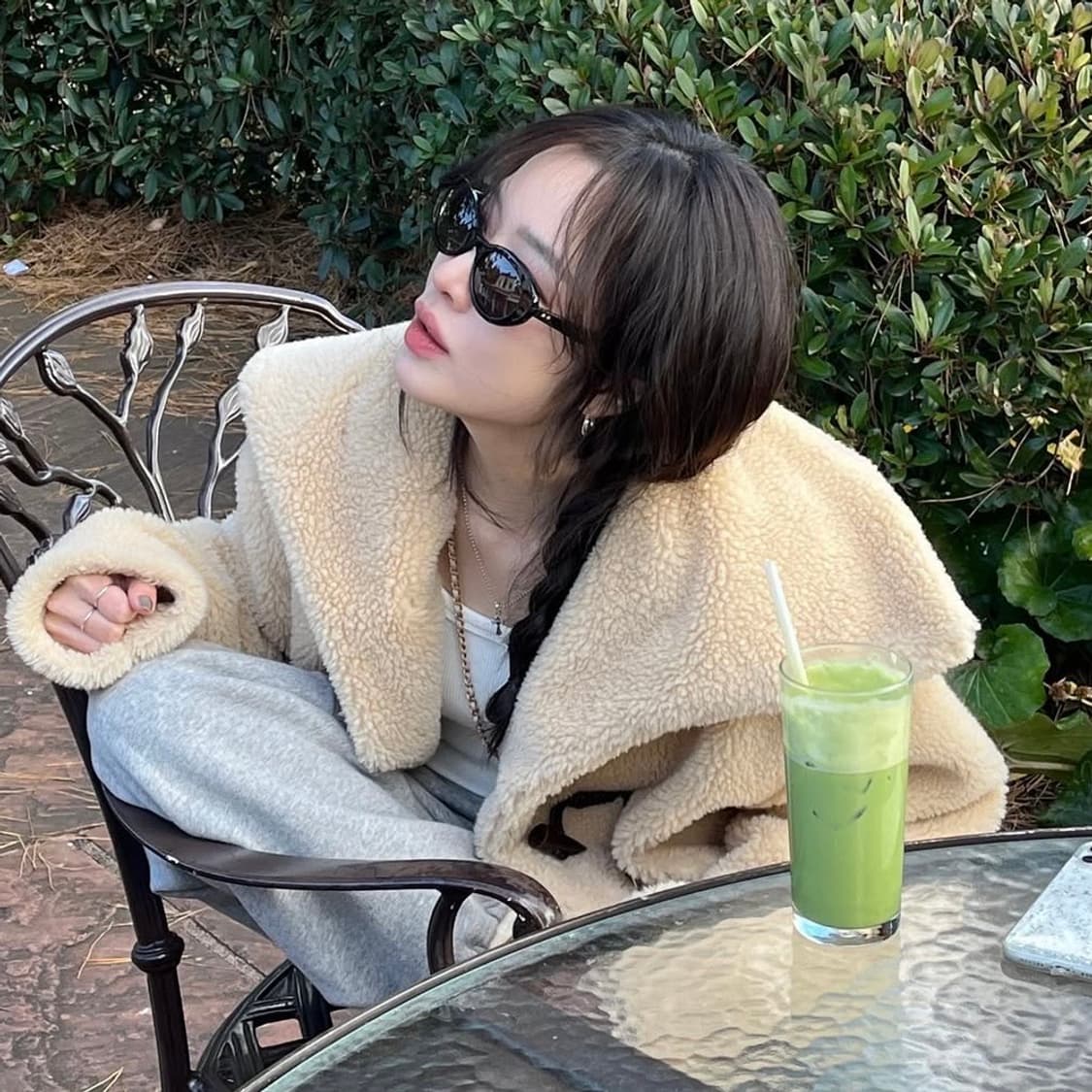 헤더먼트 울 시어링 자켓 상품이미지1