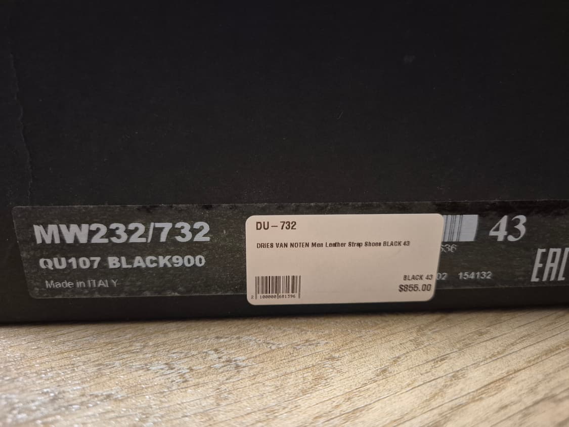 드리스반노튼 버클 스트랩 슈즈 43 상품이미지4