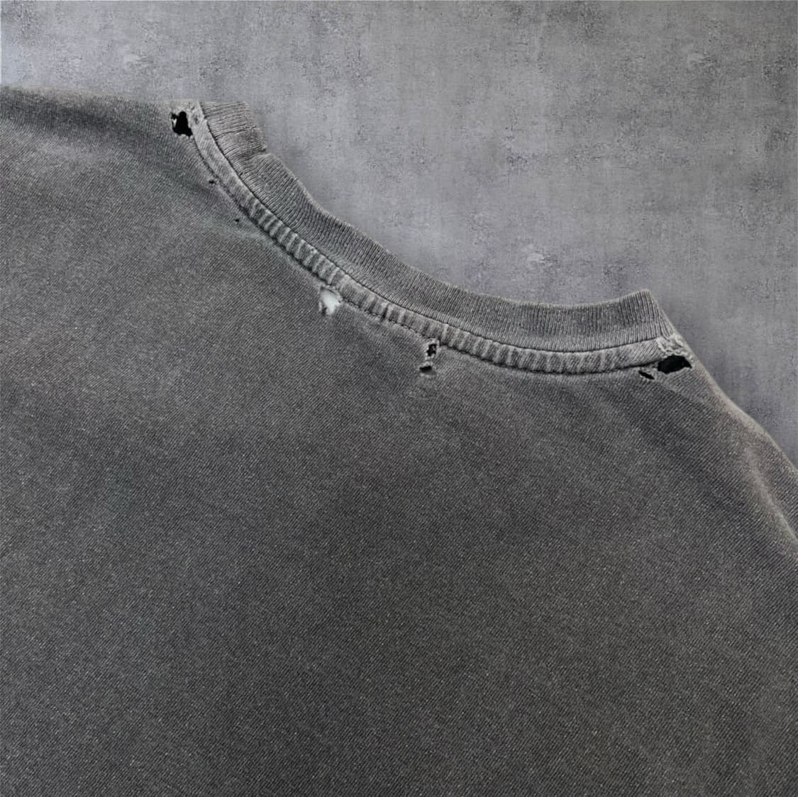 할리데이비슨 차콜 워싱 디스트로이드 빈티지 반팔 티셔츠 M 상품이미지8