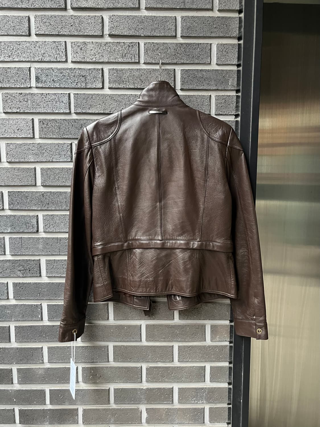 lambskin 양가죽 2웨이 자켓 브라운 상품이미지9