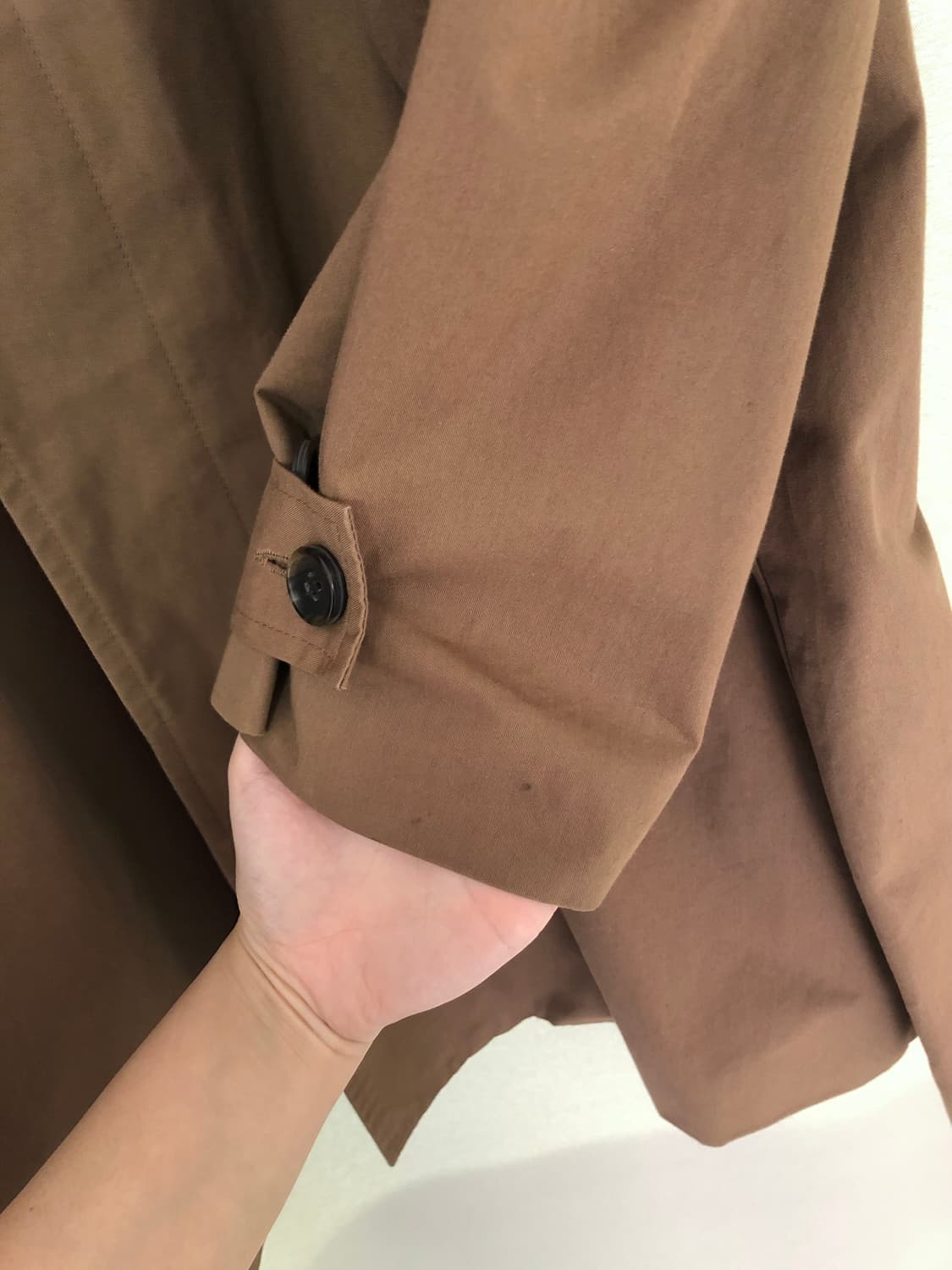 하프 트렌치코트 (브라운) 상품이미지7