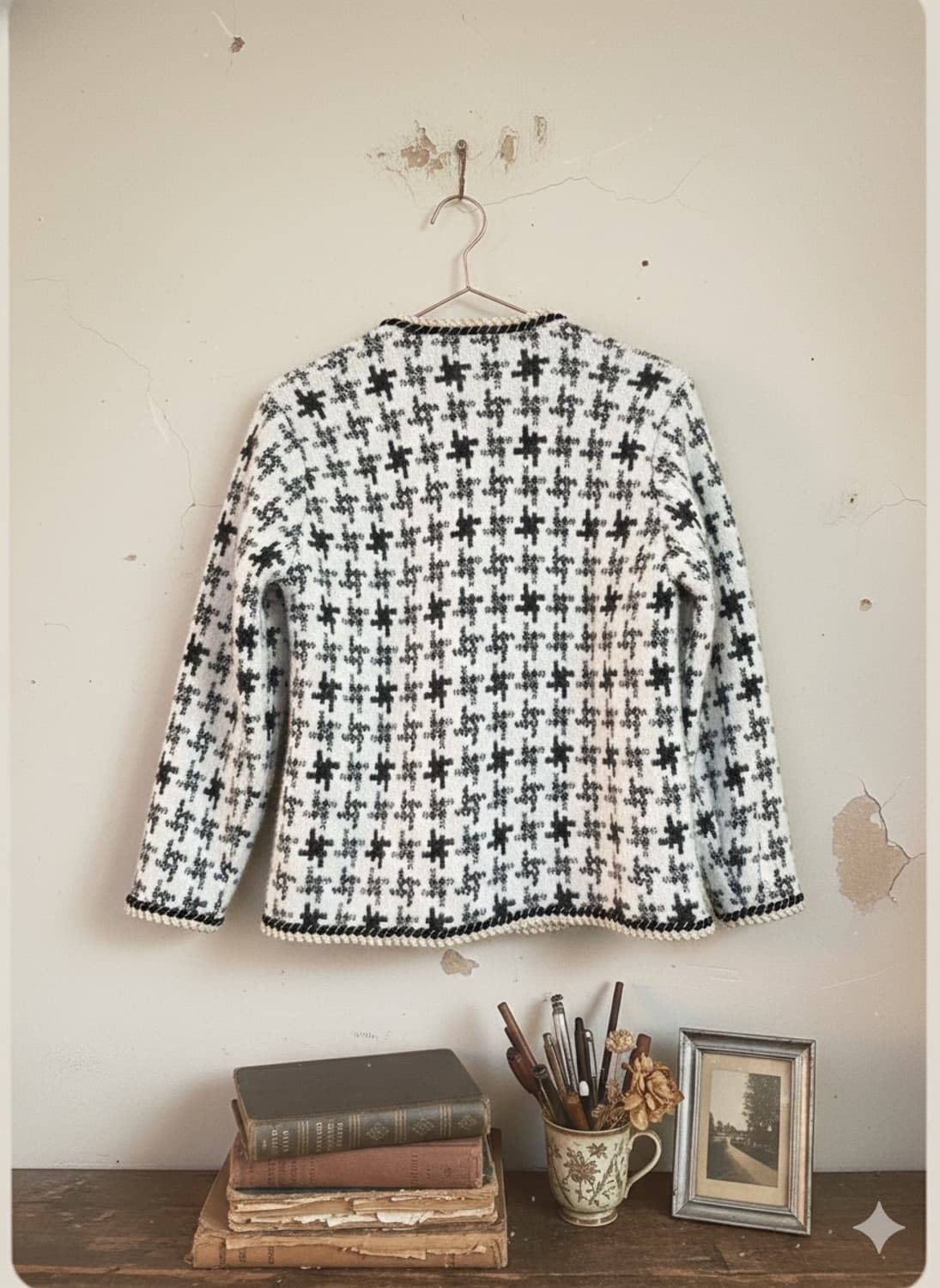  하운즈투스 트위드 체크 자켓 상품이미지2