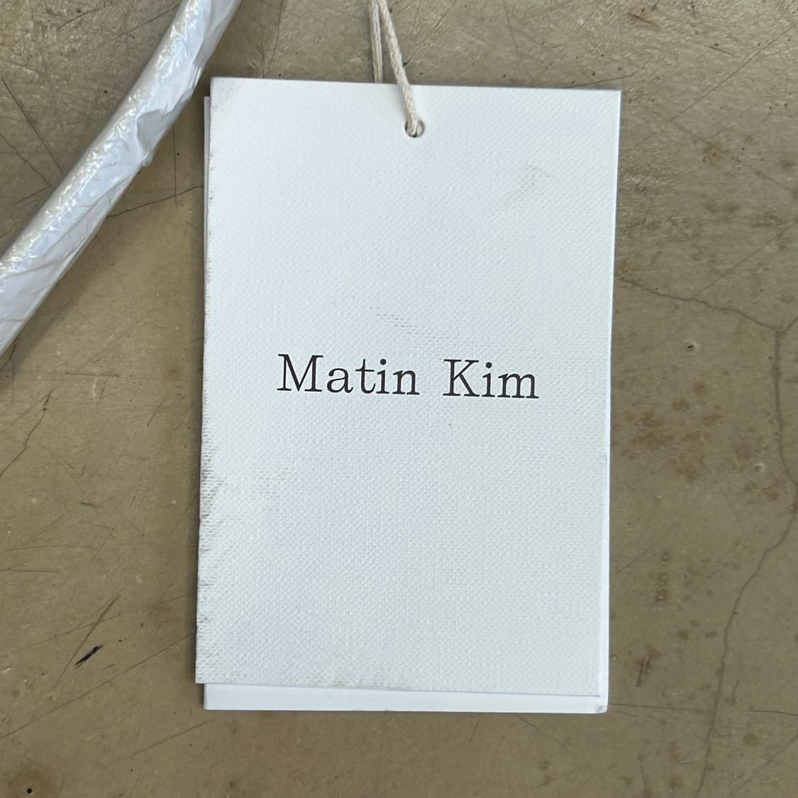 F 새상품 마뗑킴 화이트 숄더백 상품이미지6
