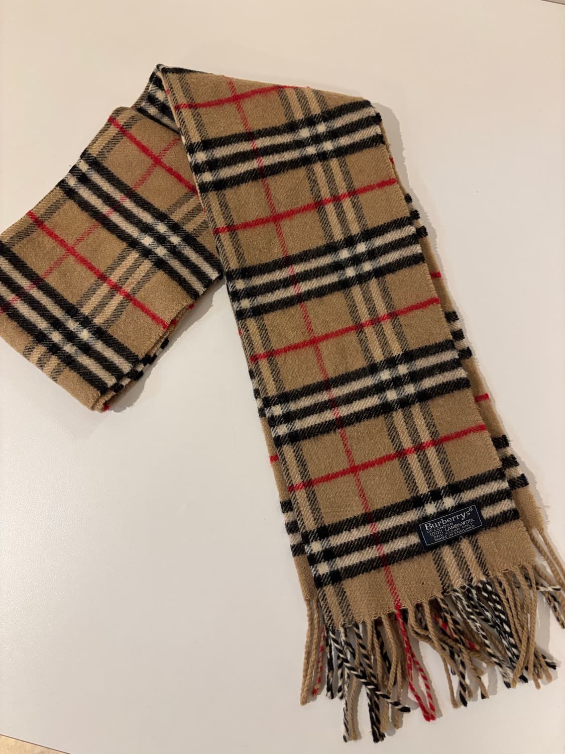 버버리 클래식 체크 울 머플러 상품이미지2