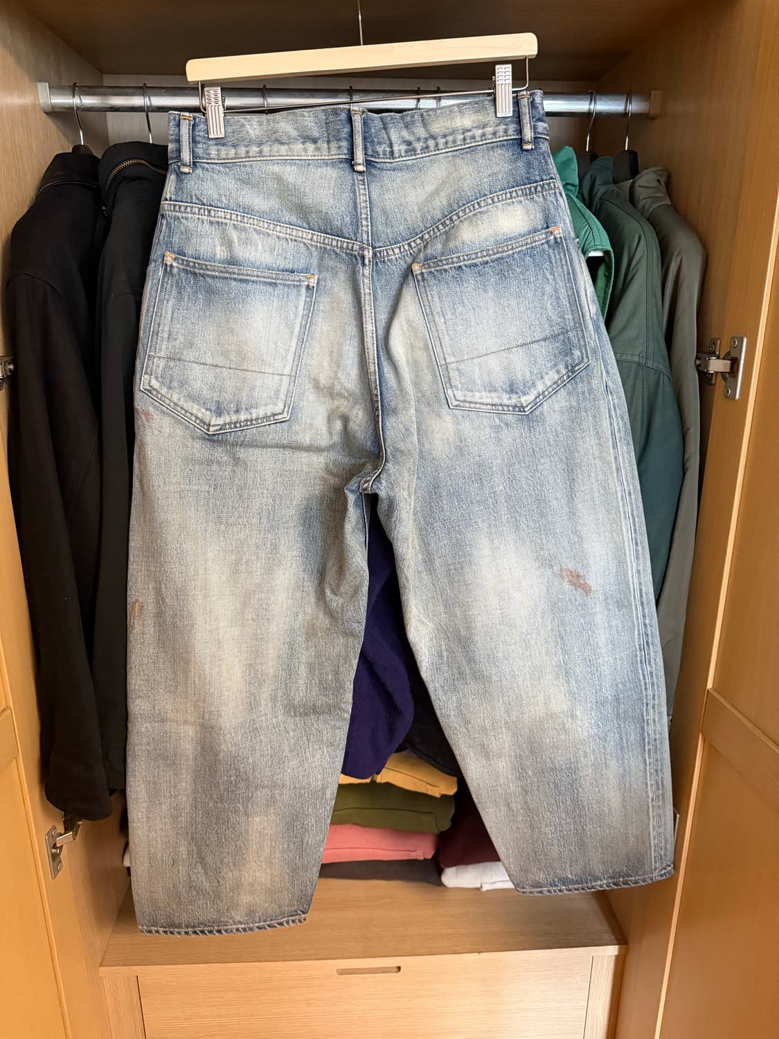 [2] 안셀름 리메이크 셀비지 테이퍼드 5p 데님 팬츠 상품이미지3