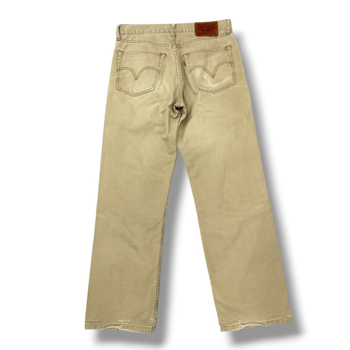 리바이스 702 베이지 워싱 세미와이드 코튼팬츠 상품이미지2