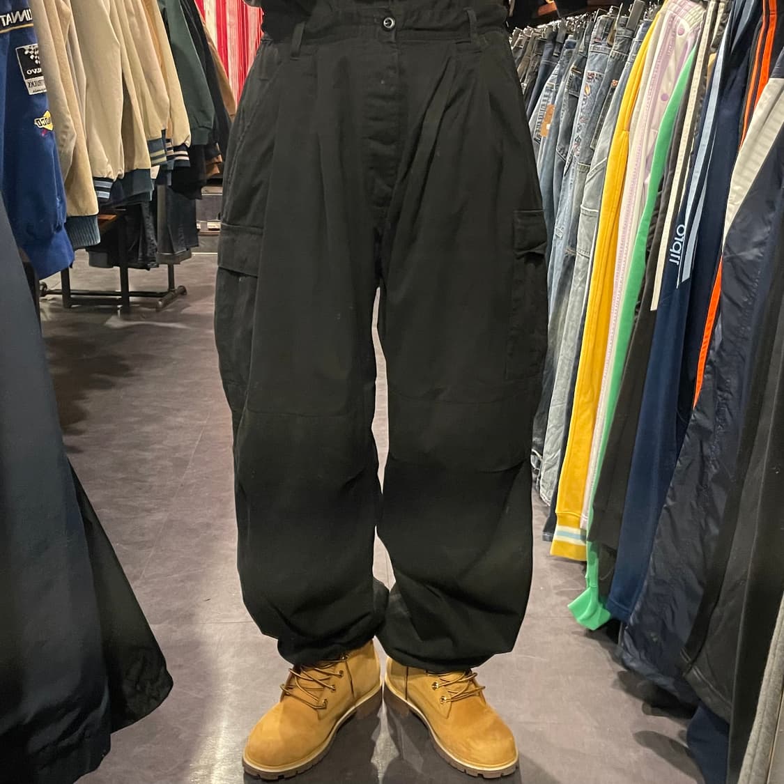 [IM] vtg advantex,inc 힙합 블랙 카고팬츠 상품이미지2