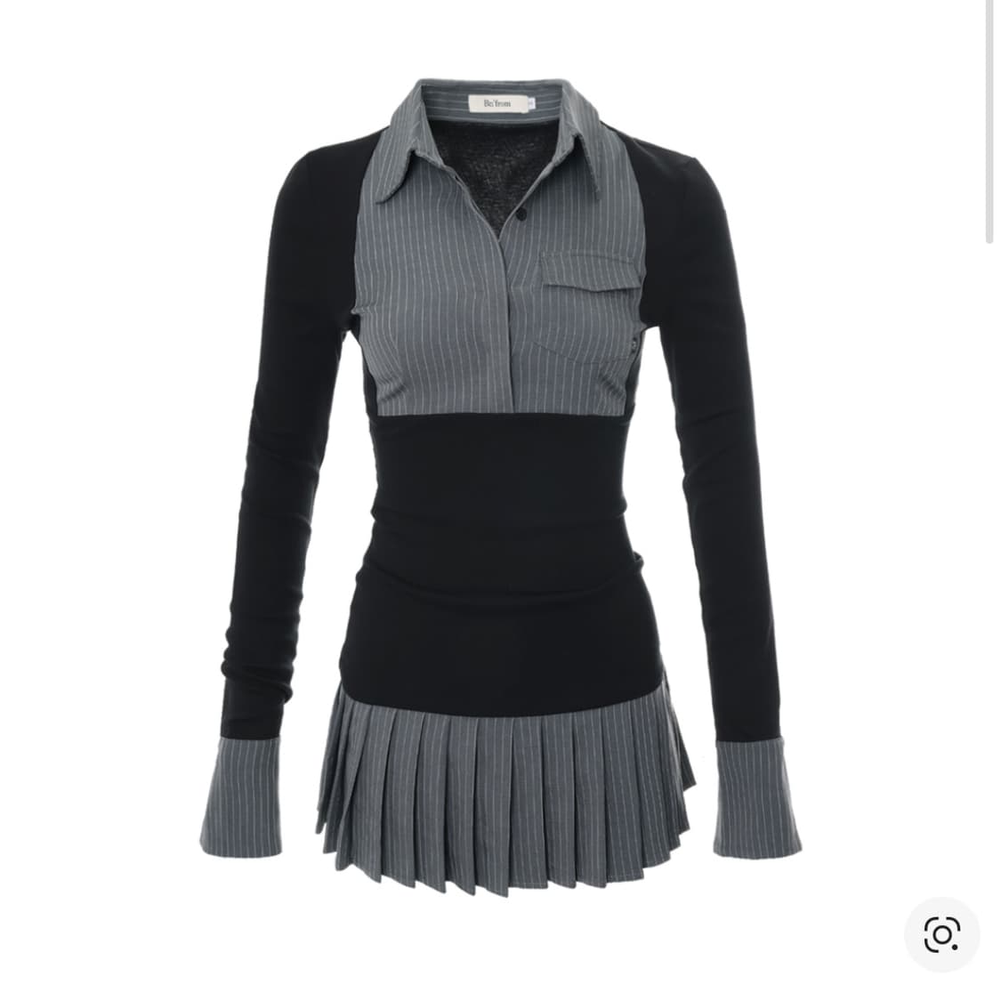 비엔프롬 프롬 핀 프레피 원피스 상품이미지2