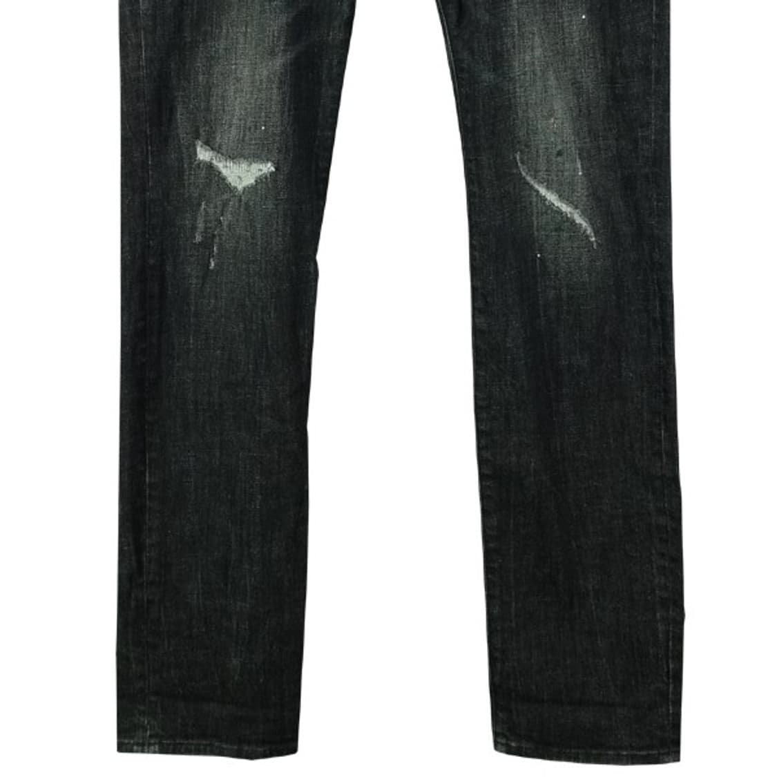 [아르마니] 슬림핏 흑청 블랙 데님 팬츠 P01516 상품이미지5