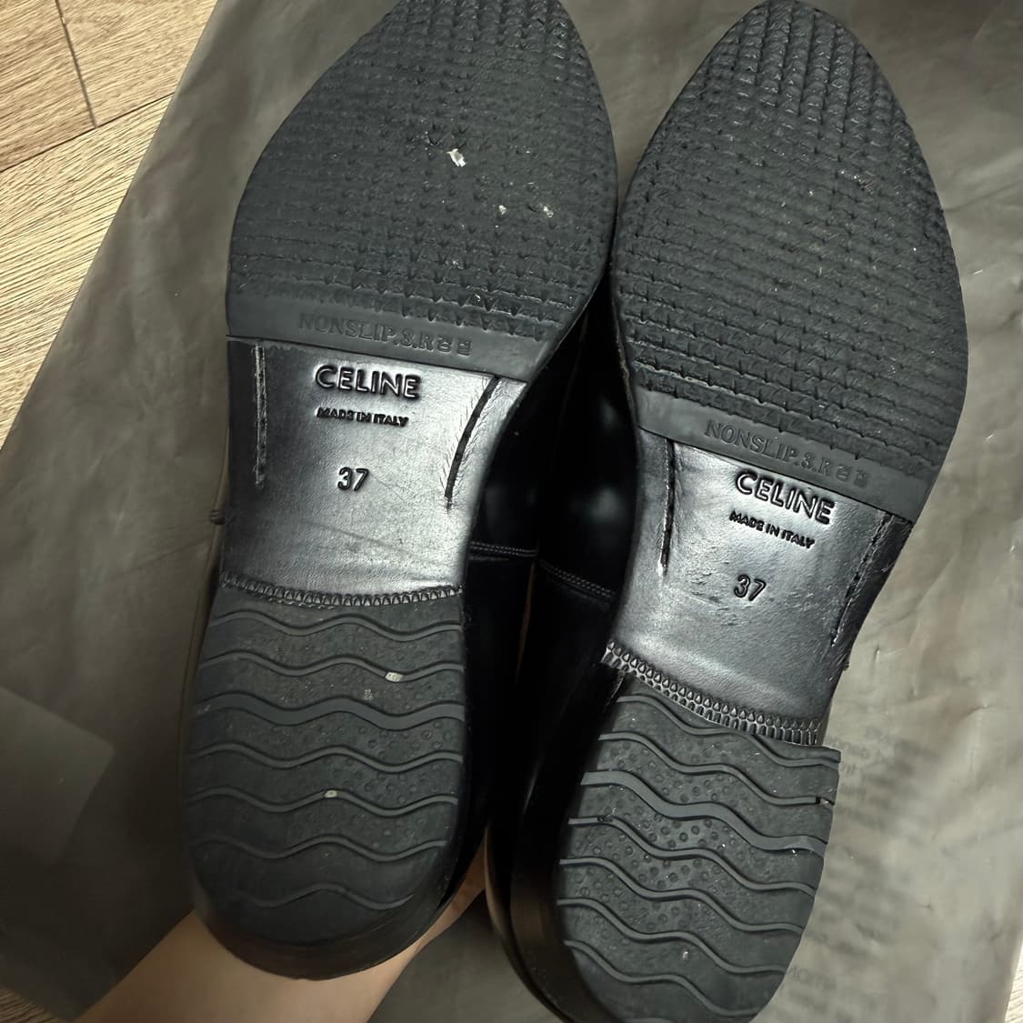 셀린느 블랙 로퍼 더비슈즈 37 상품이미지5