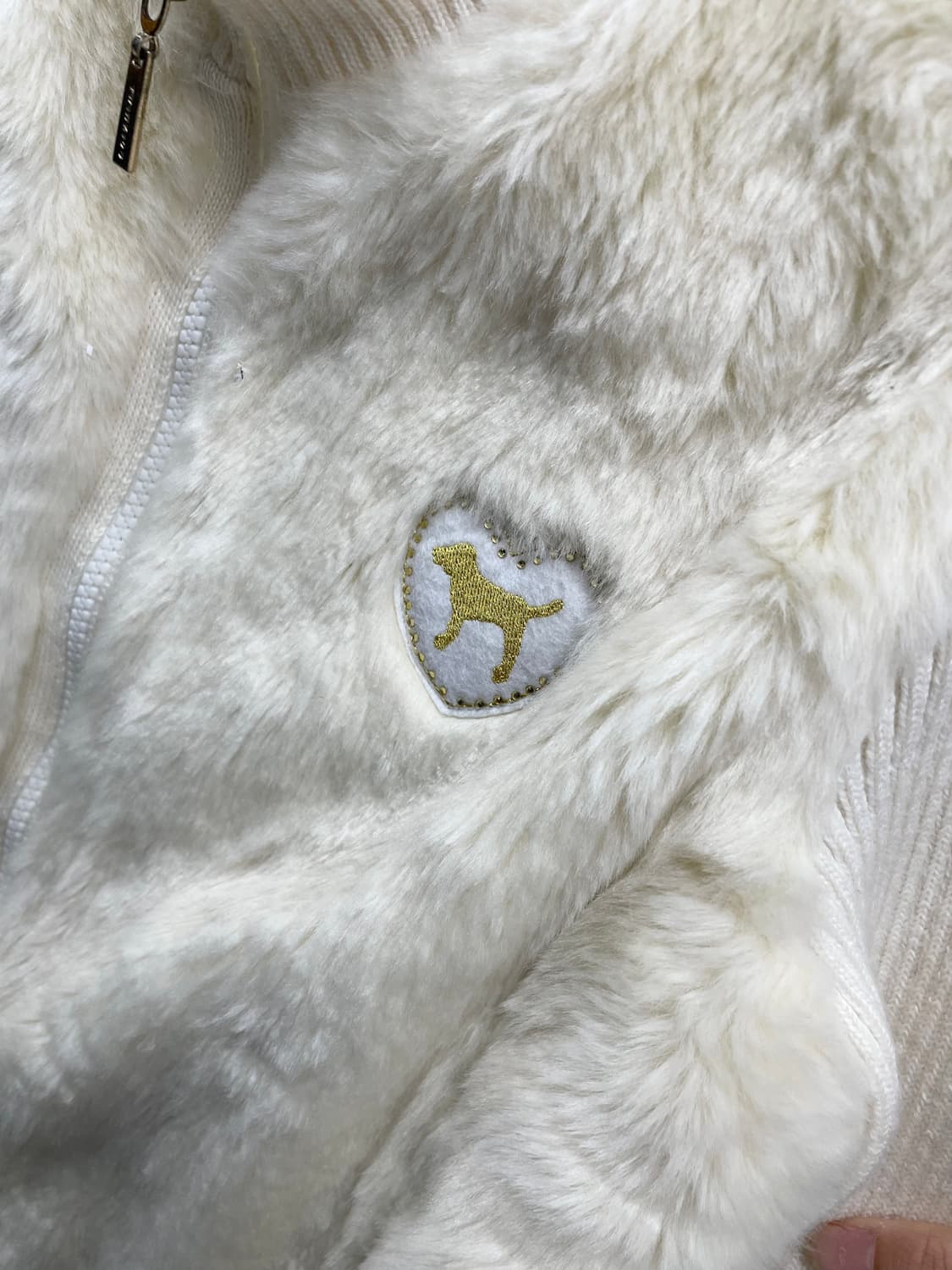 pink 아이보리 퍼니트 집업 상품이미지8