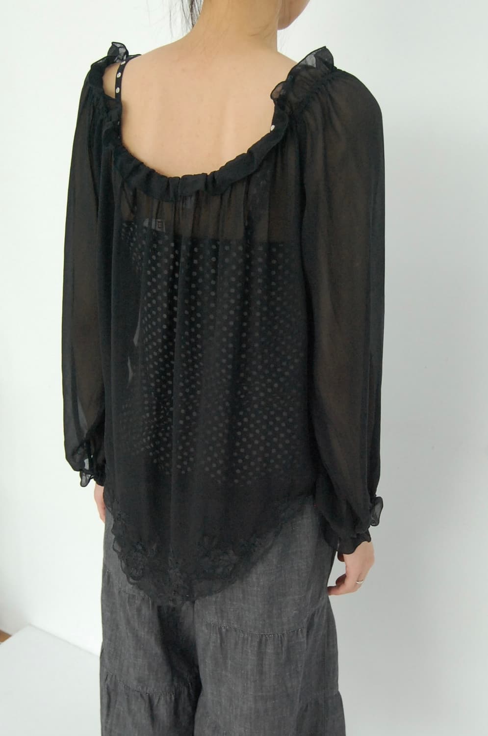 Botte Jaune silk blouse 상품이미지2
