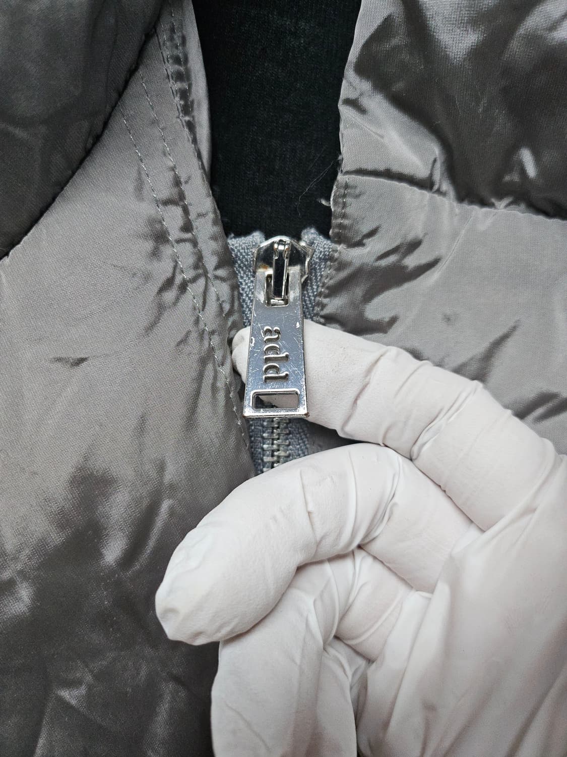 add  애드  넥 워머 벨트 다운 패딩 코트 실버 usa 4 상품이미지5