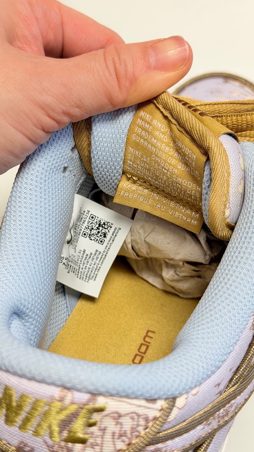 나이키 SB 프리미엄 덩크 파스토랄 프린트 스니커즈 255mm 실착 2회 상품이미지8