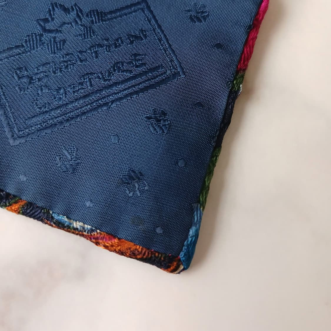 지방시 실크 블루 아트 플로럴 넥타이 9.1cm A+등급 A19139
 상품이미지8