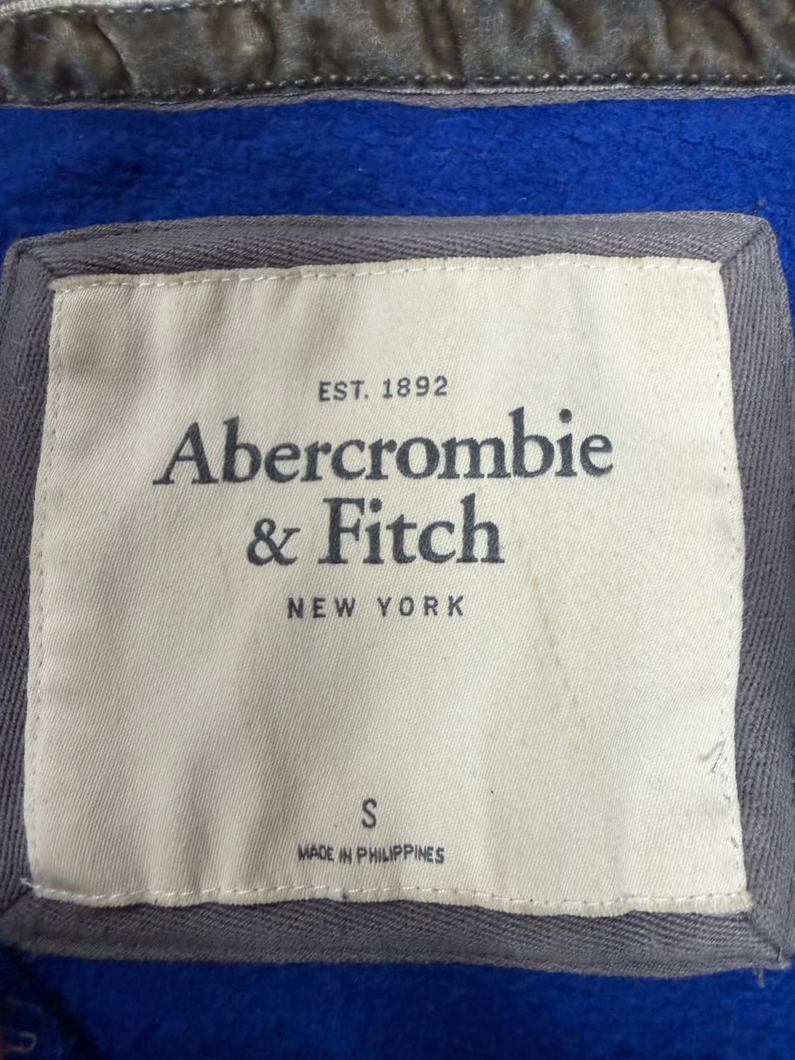 아베크롬비 블루 후드집업 s 상품이미지3