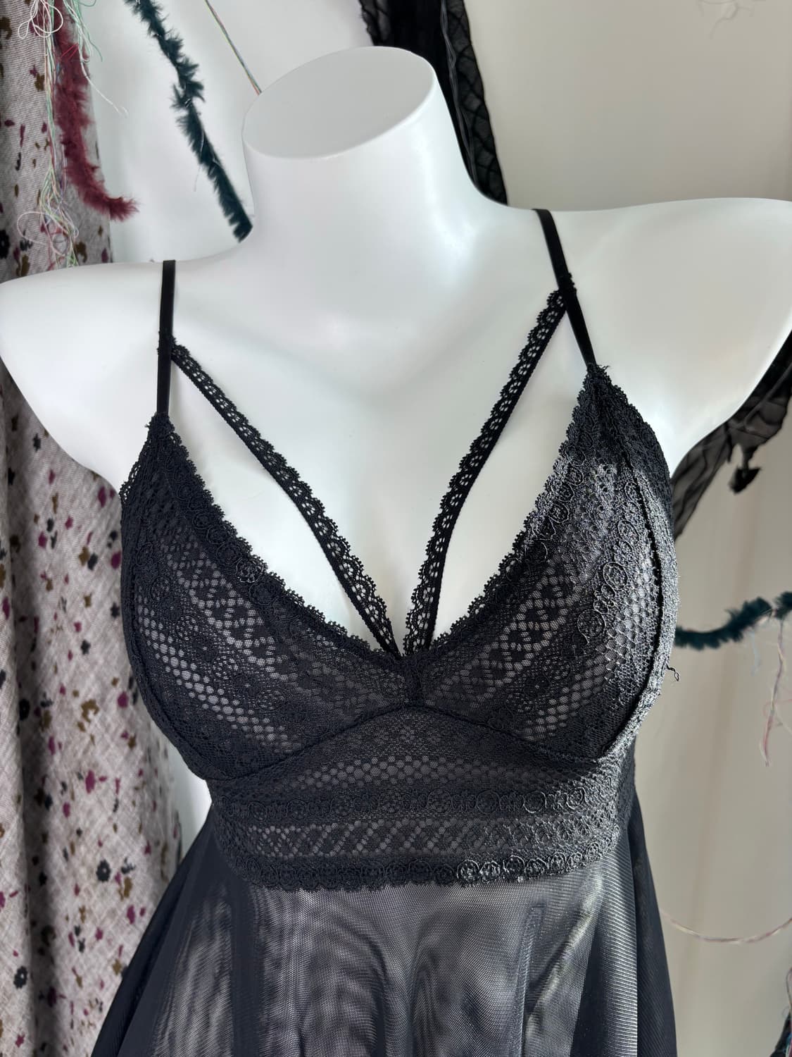 미드나잇 레이스 슬립 원피스 상품이미지5