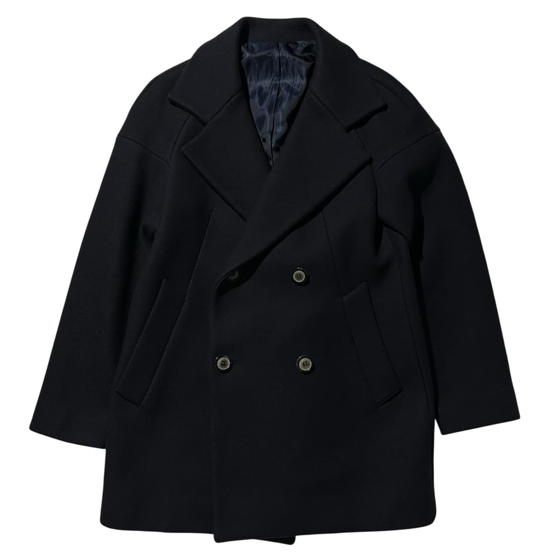 솔리드옴므 우영미 더블 피코트 네이비 상품이미지1