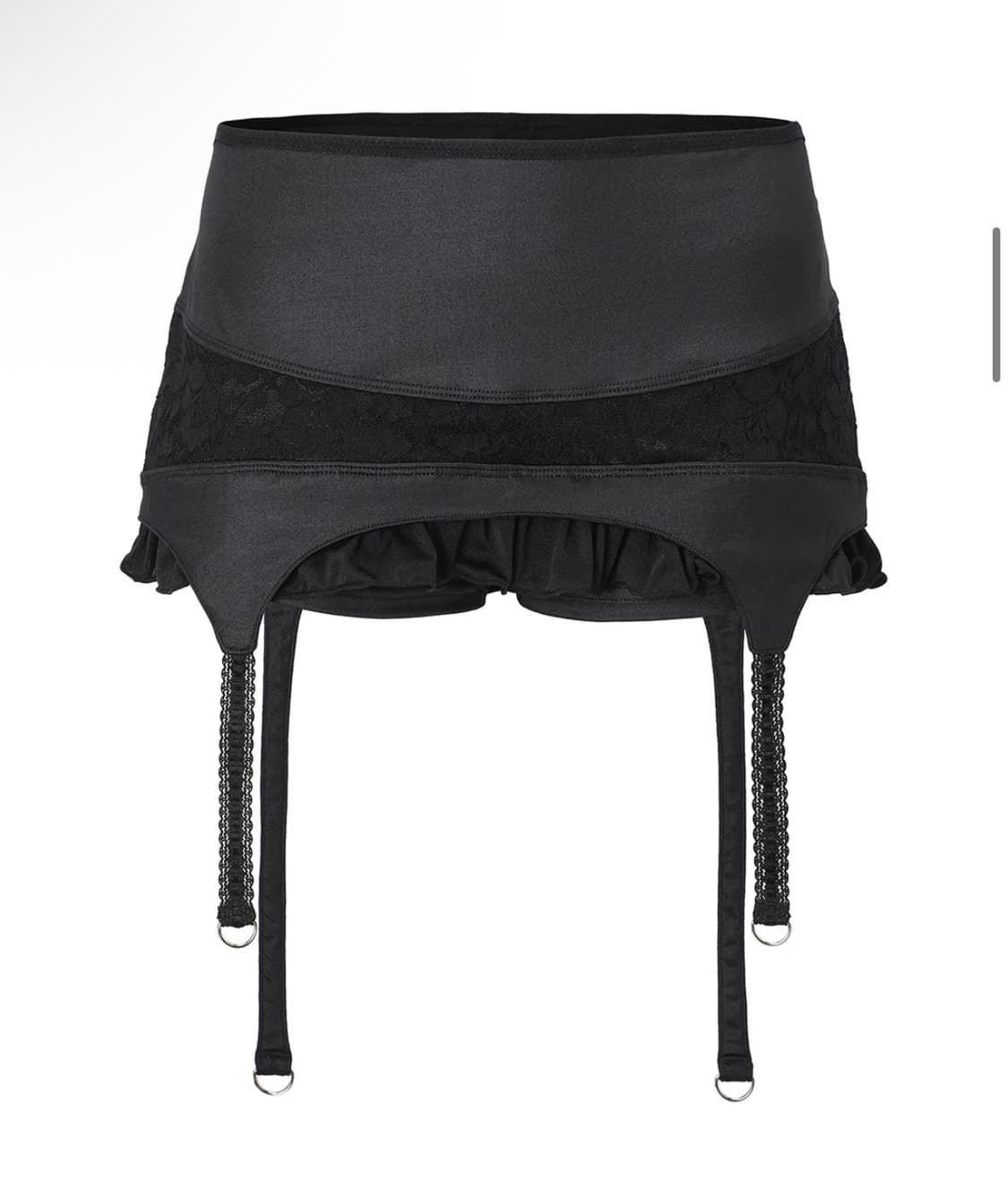 Threetimes lace garter skirt black 상품이미지1