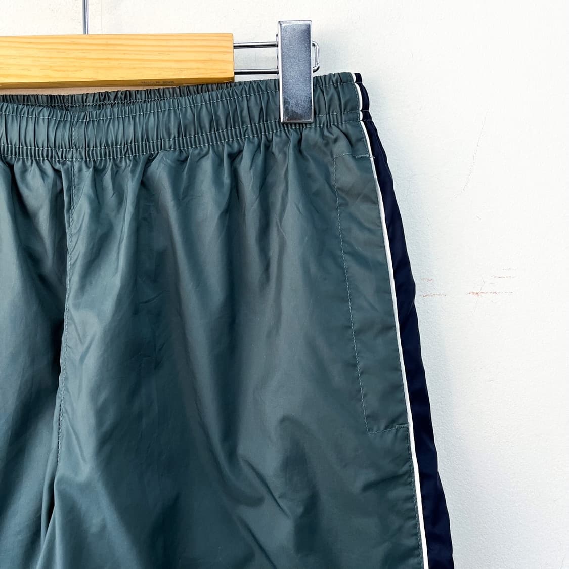 나이키 스우시 그린/네이비 사이드라인 올드스쿨 우븐팬츠 상품이미지5