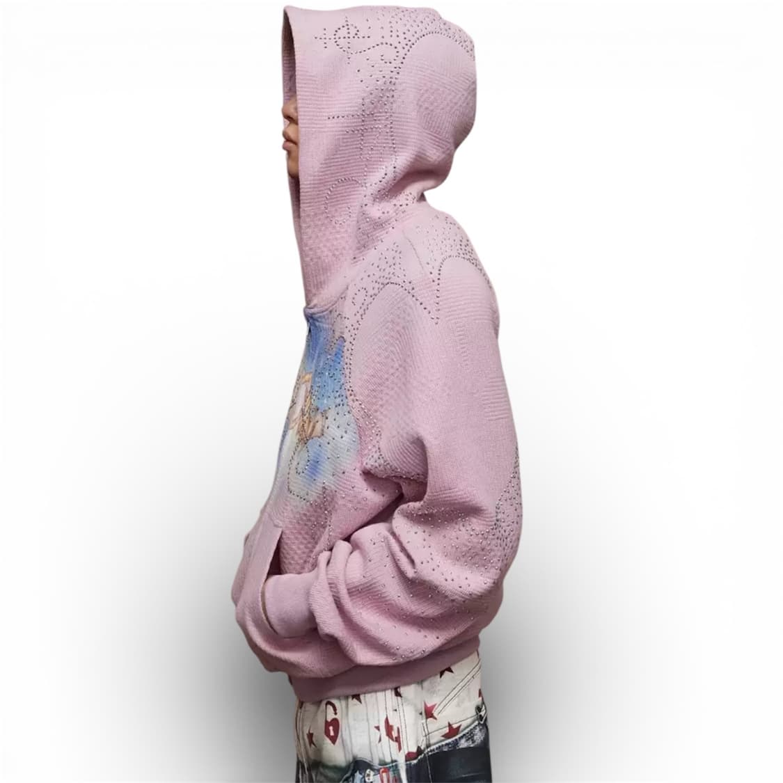 비액세스 빈티지그래픽 핑크 후드집업  상품이미지2